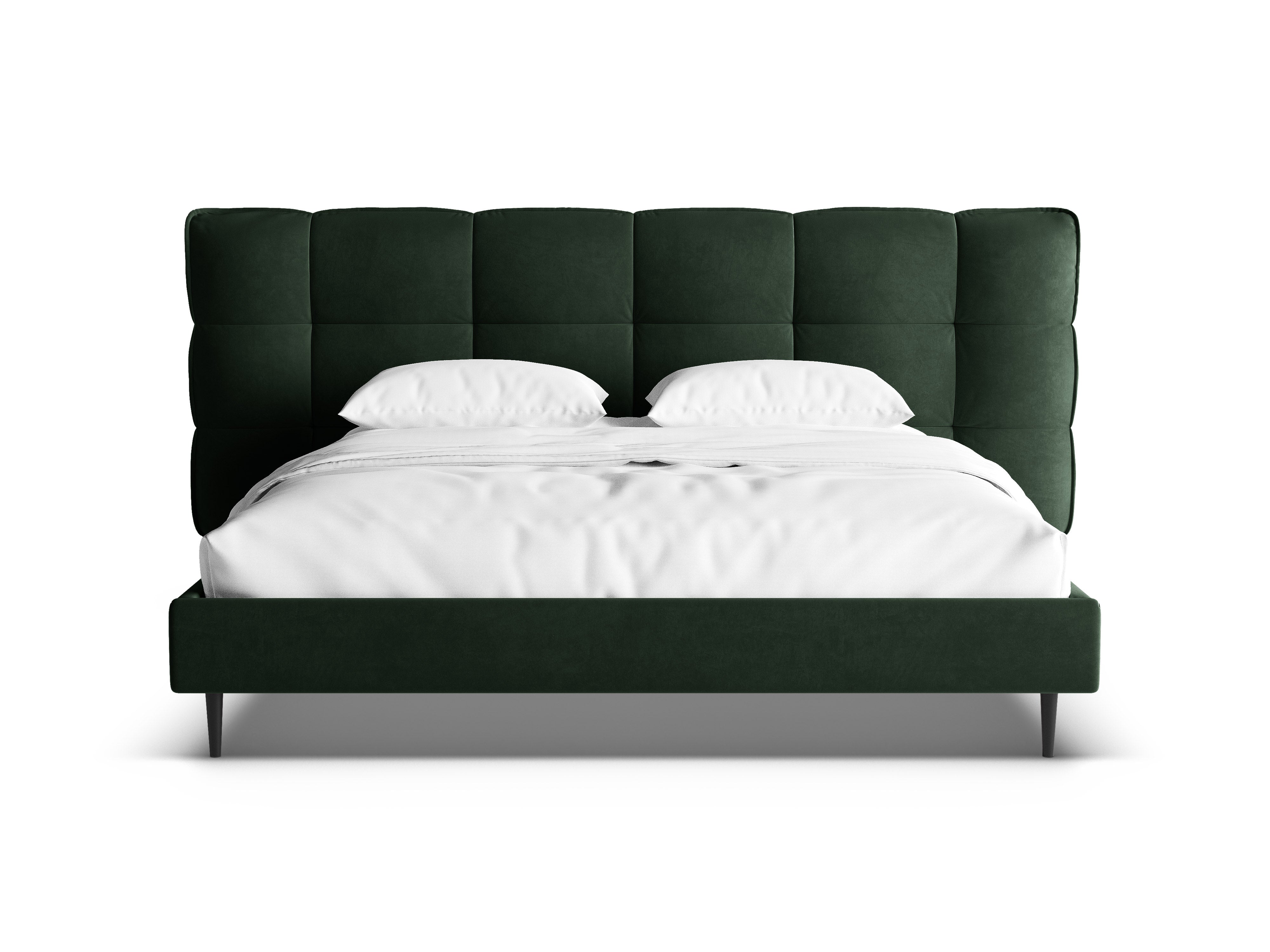 Samtbett ERIC flaschengrün