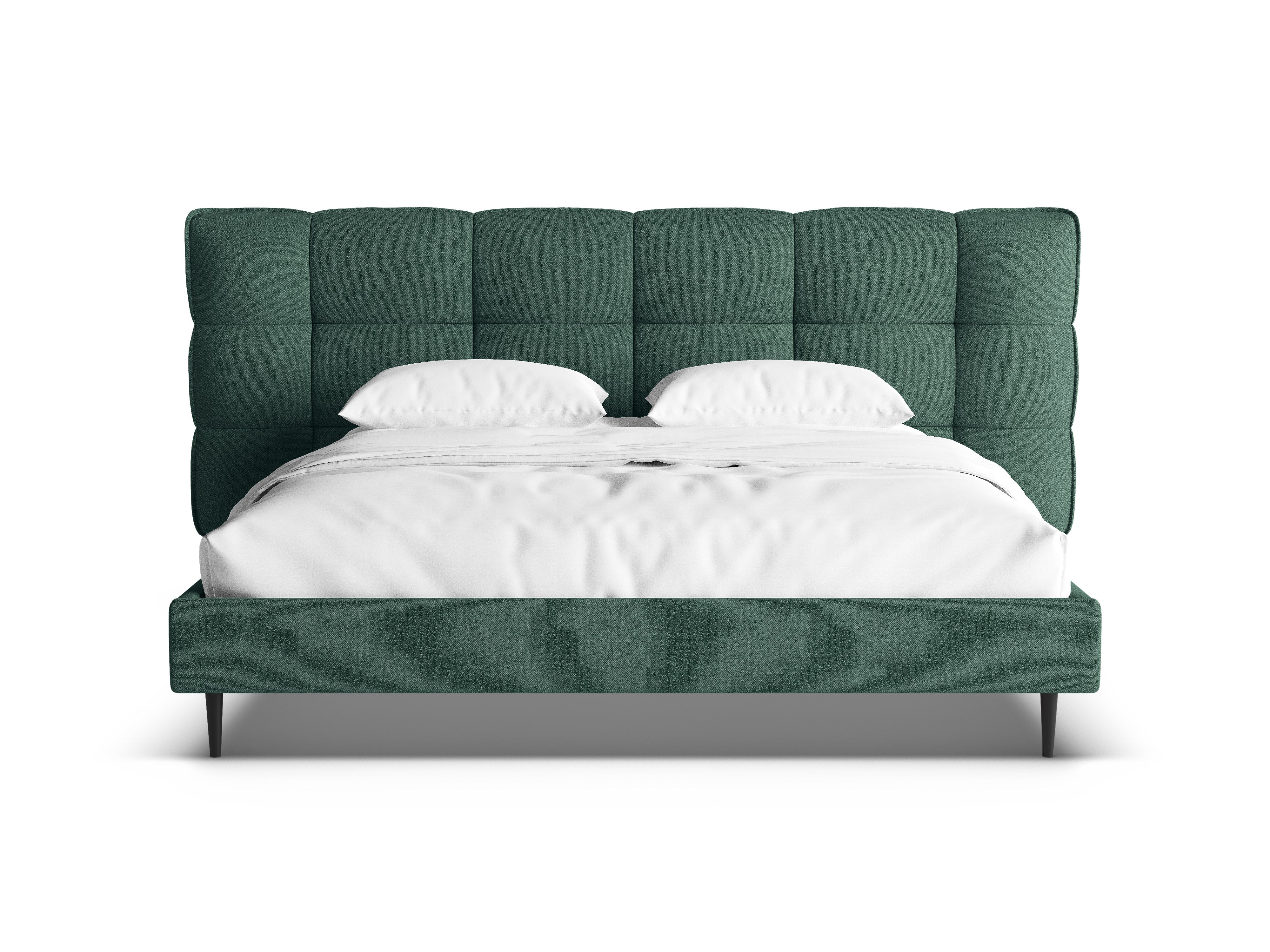 ERIC bed green boucle