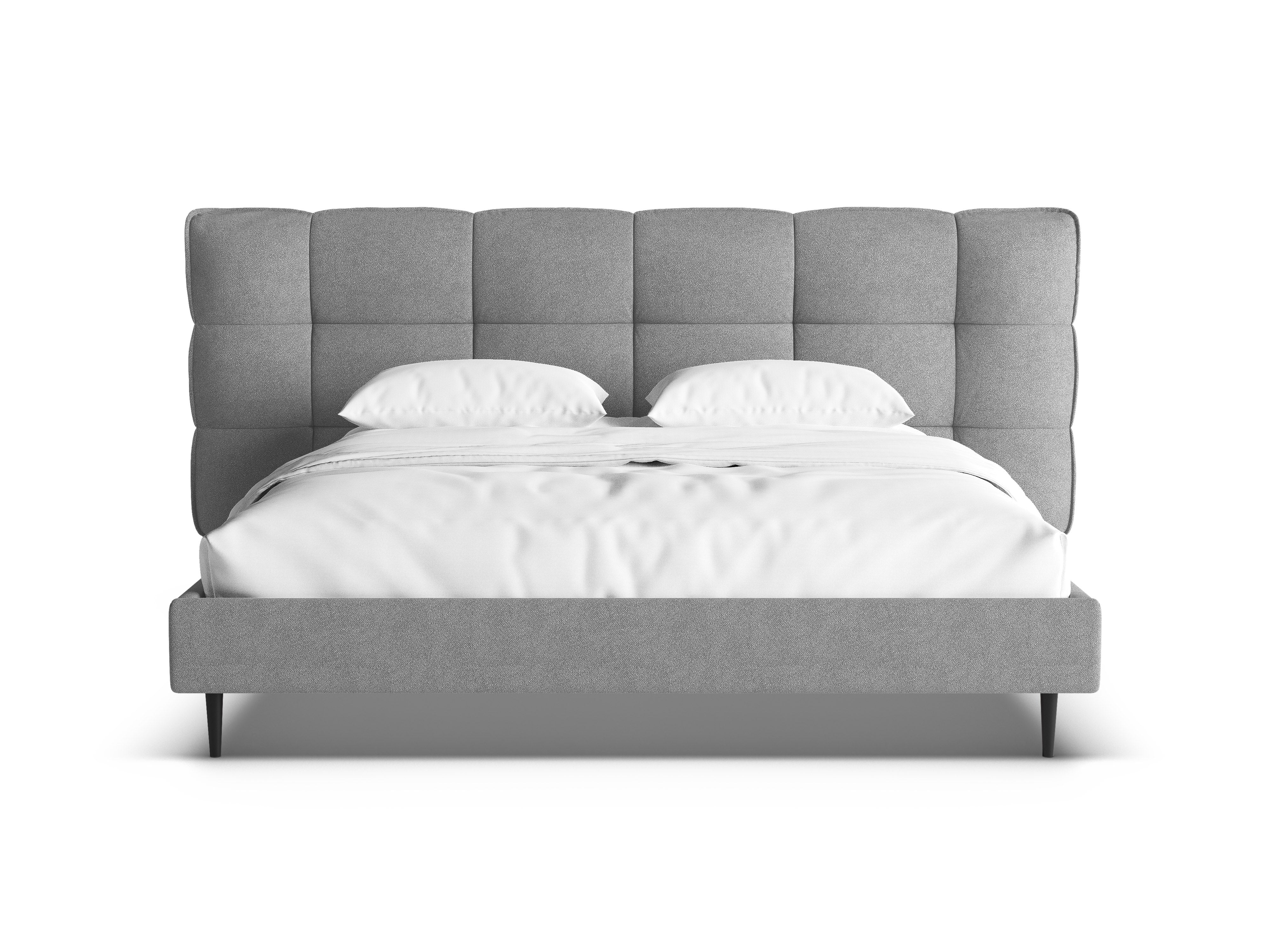 ERIC bed dark gray boucle
