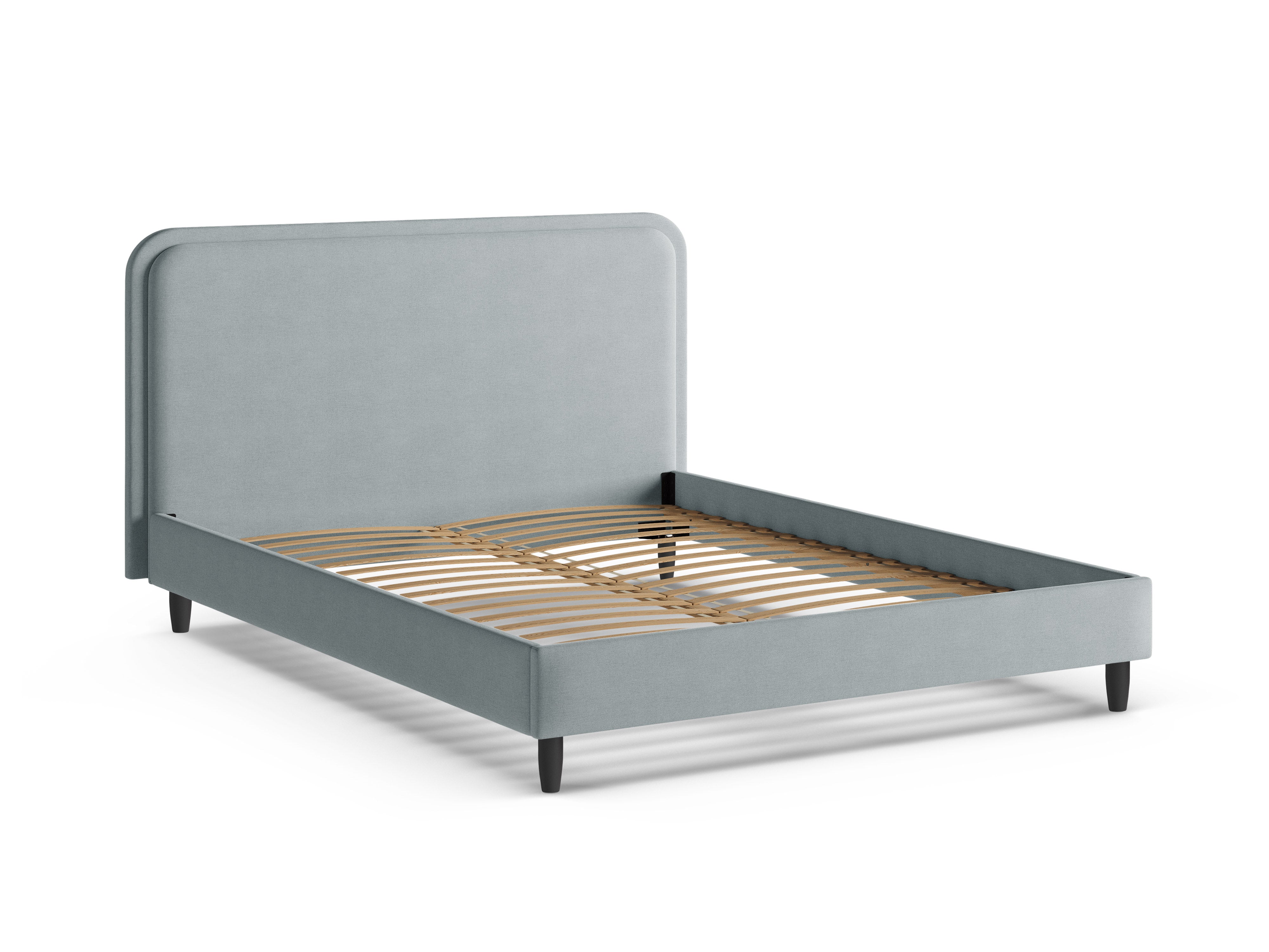 AVELINE bed satin blue