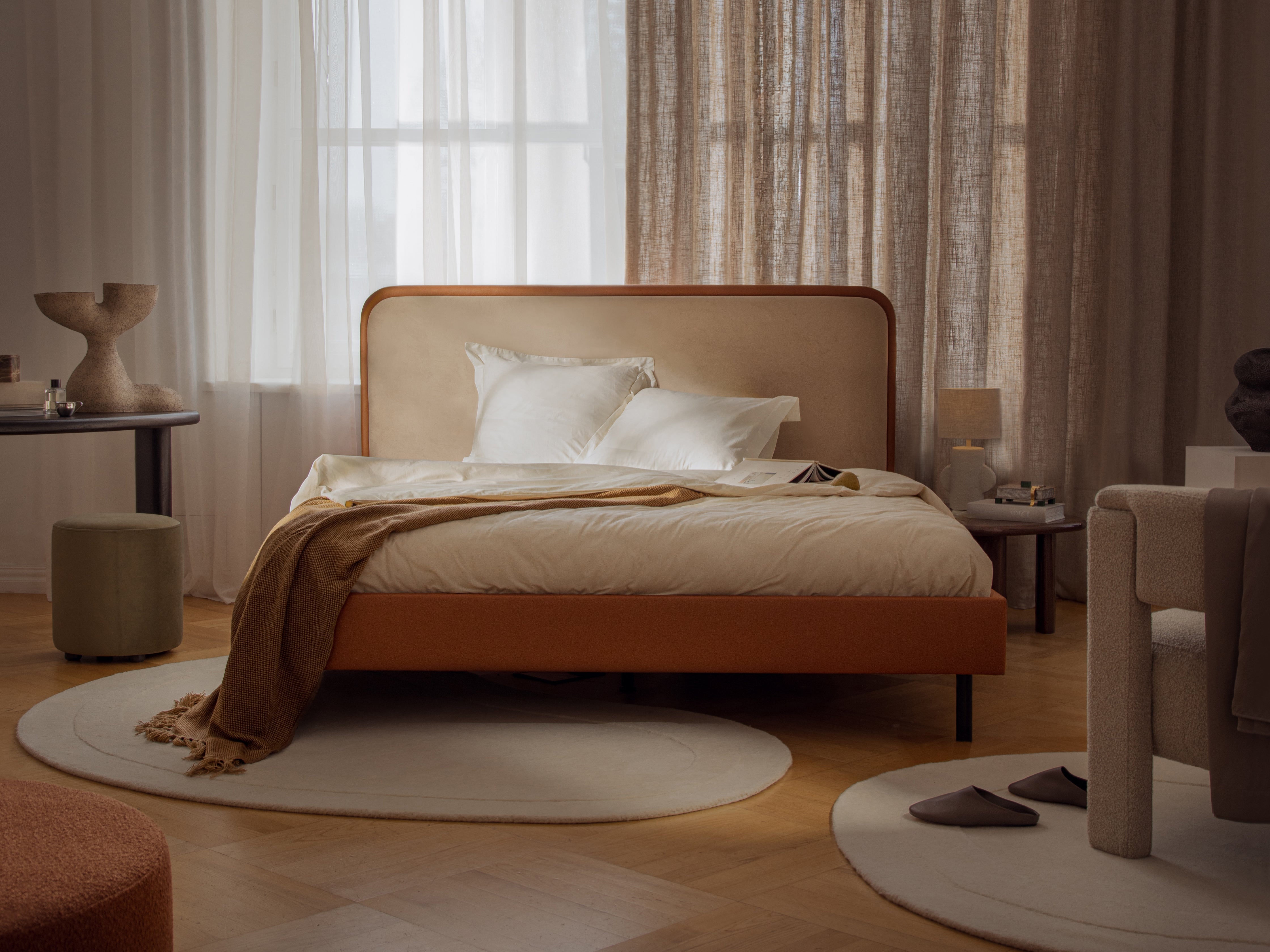 AVELINE bed sea blue