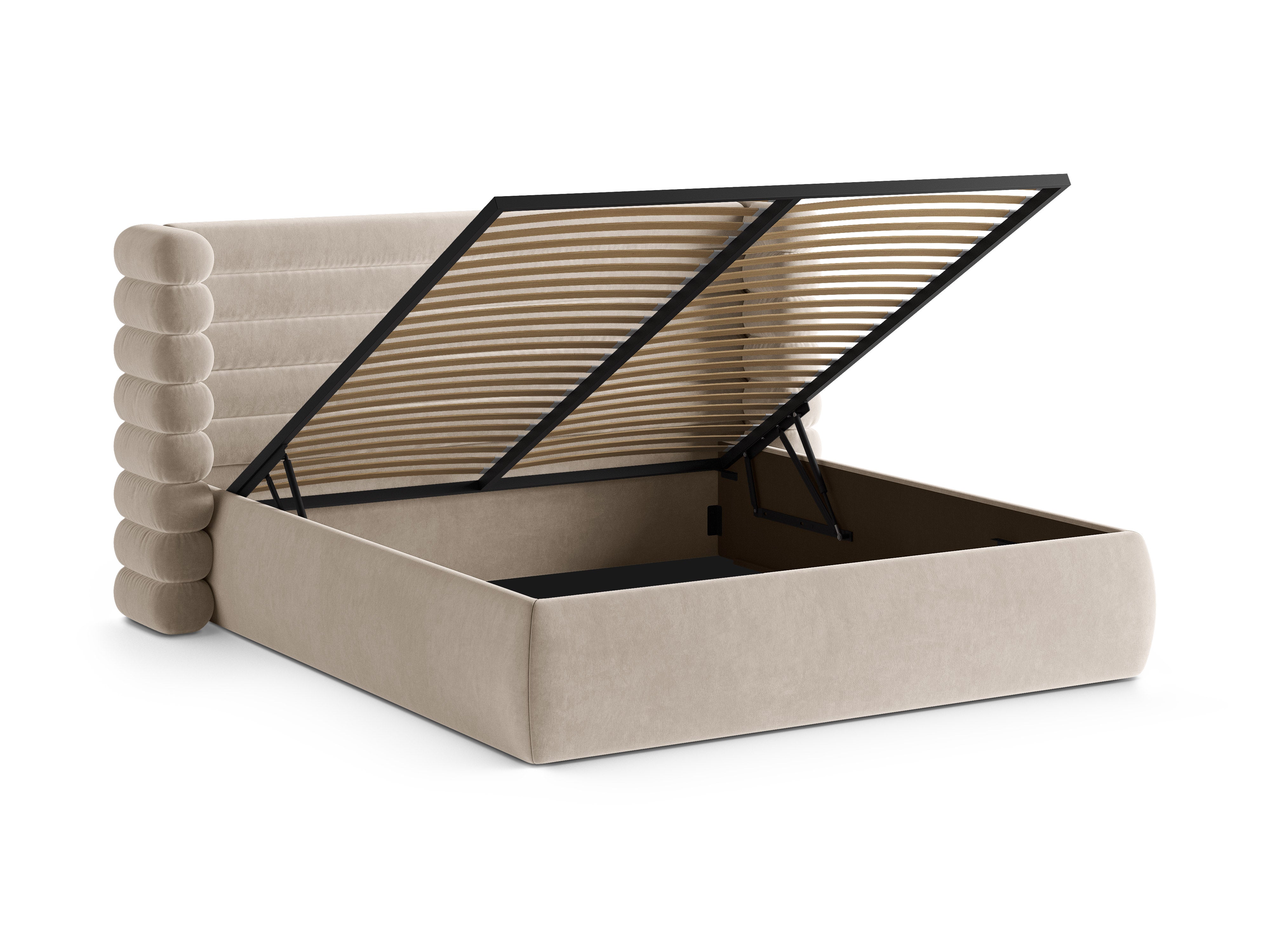Samtbett MOUNT beige