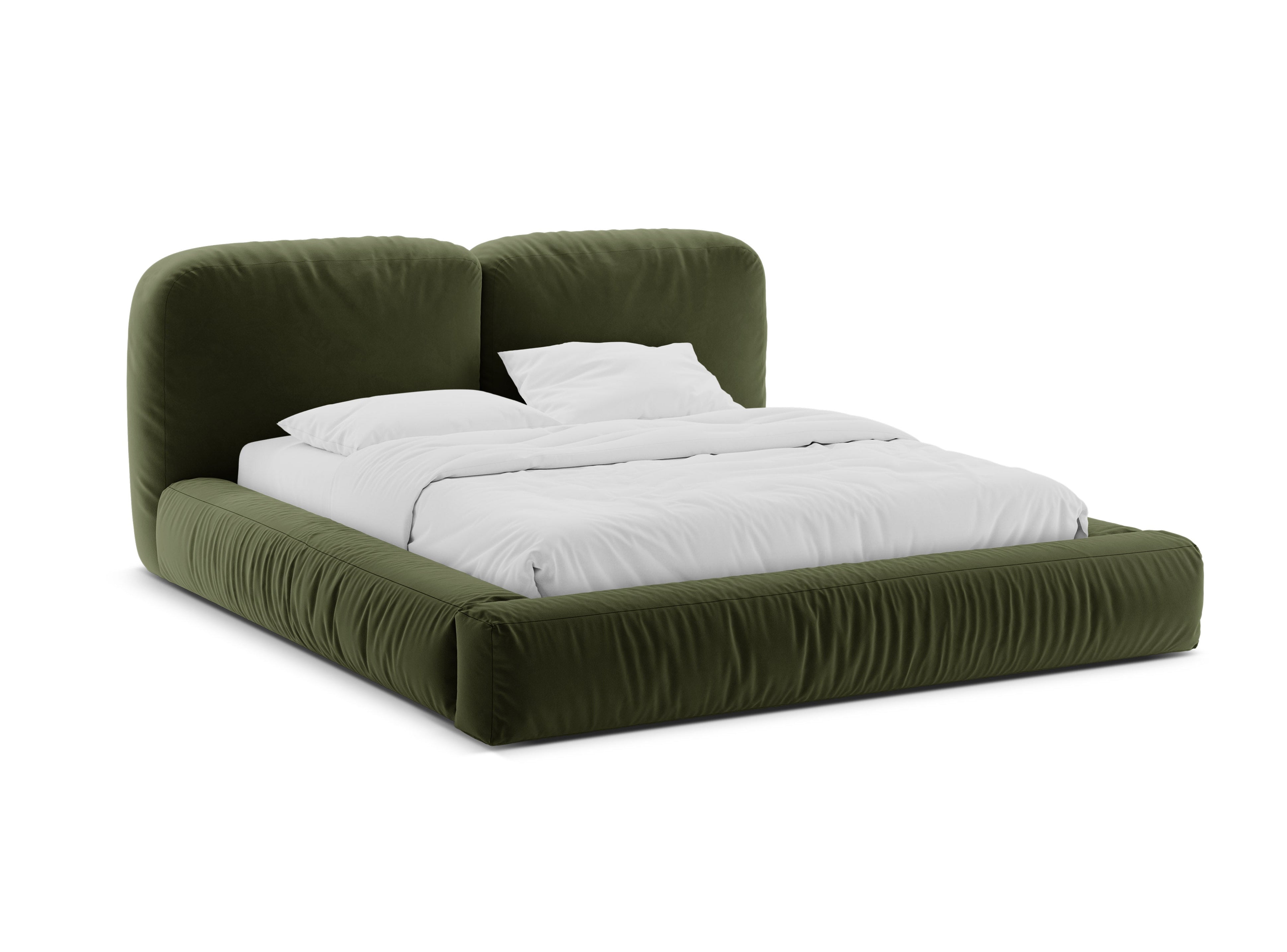 Velvet Bed MARTINA Green