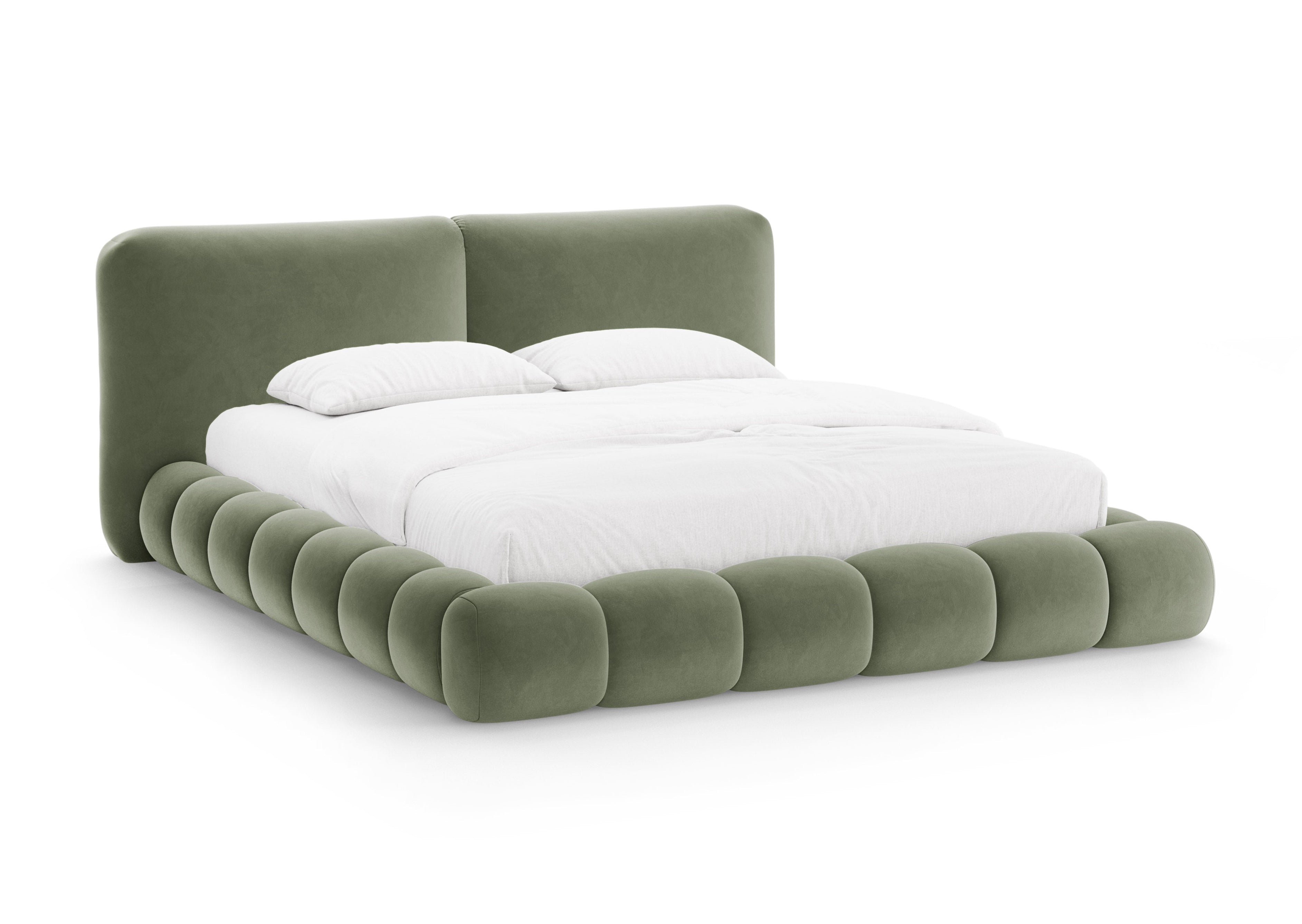 Samtbett SOLANGE grün