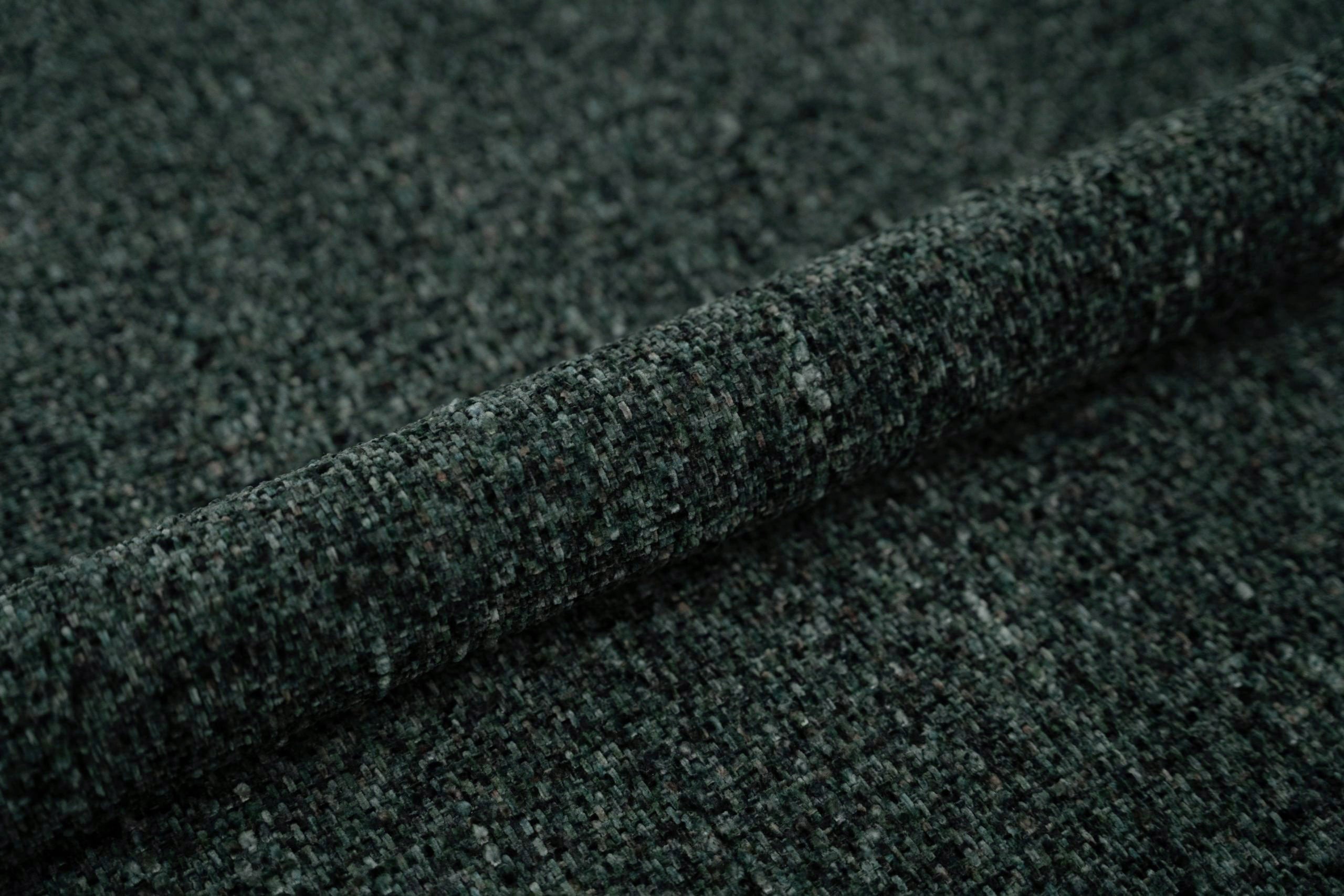 Bett MURADA grün meliert Chenille