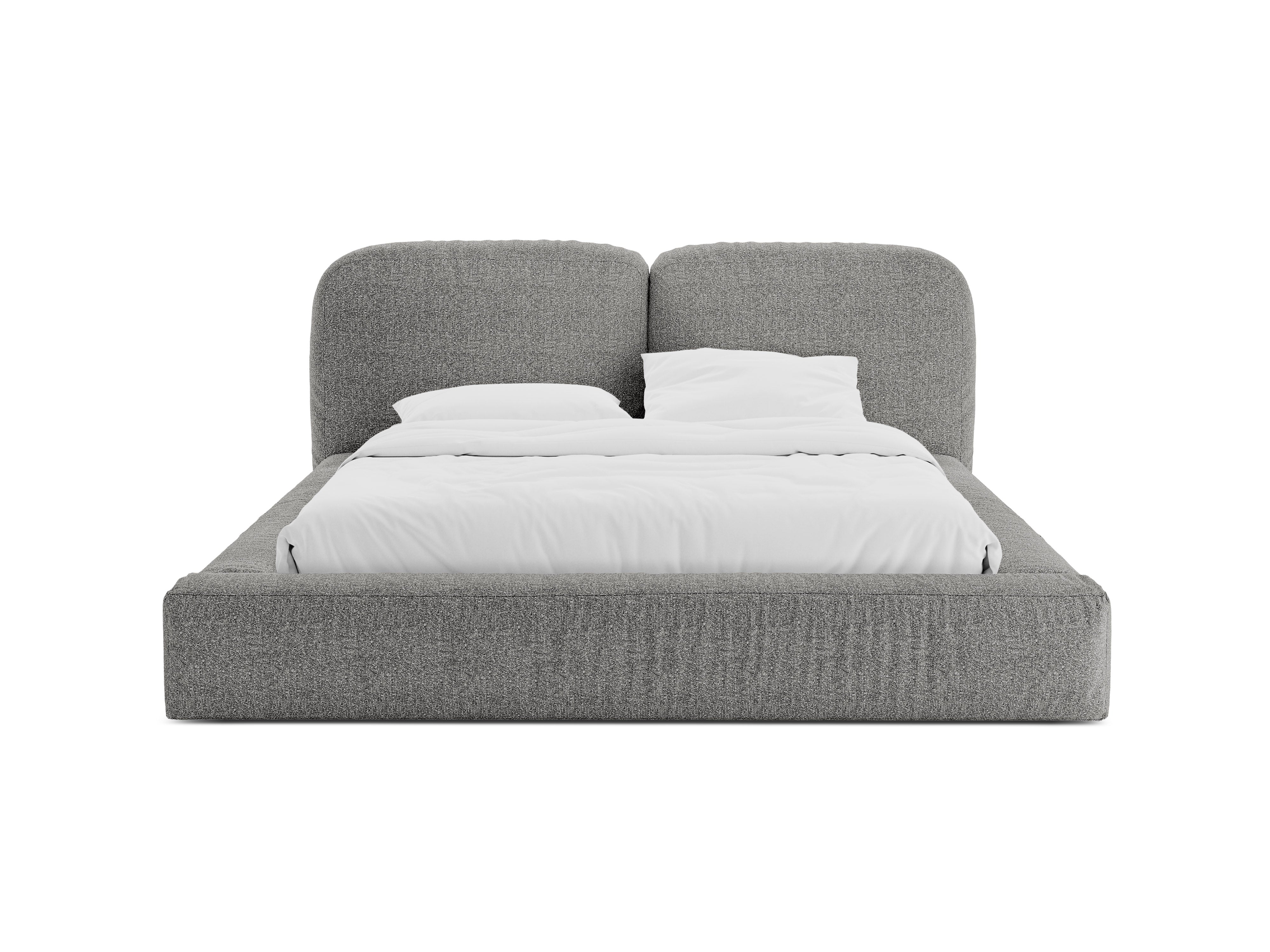 Bett MARTINA graues Boucle