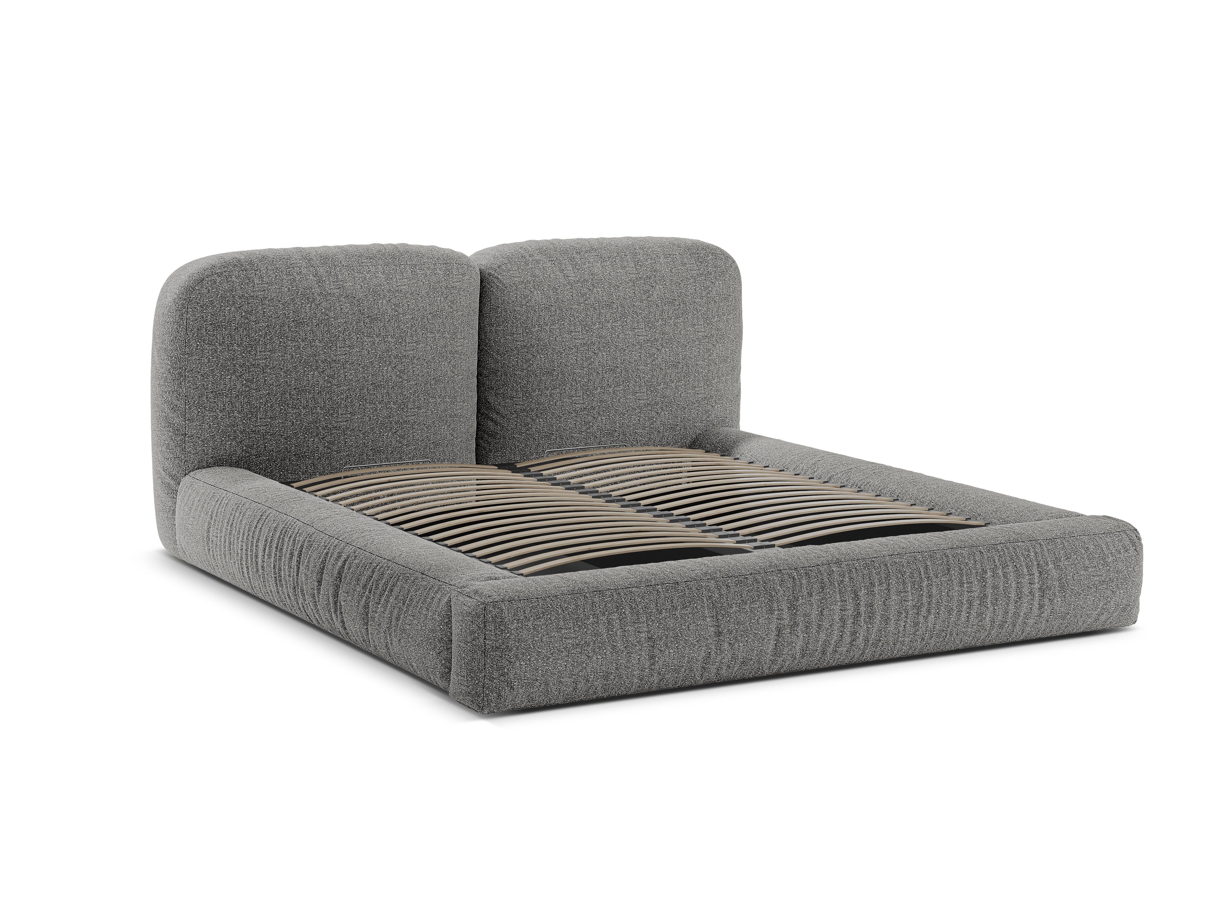 Bett MARTINA graues Boucle