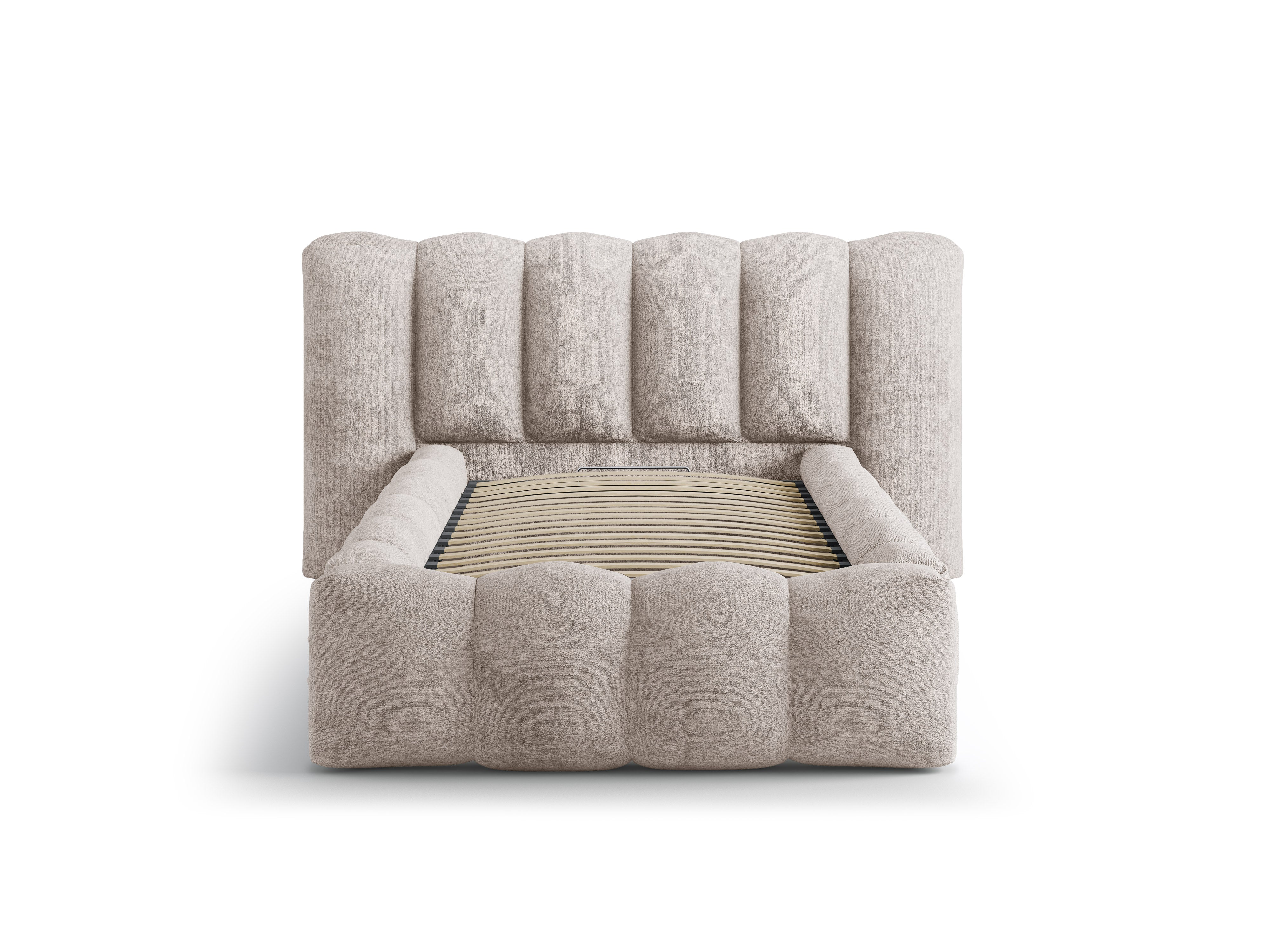 Bett LUPINE beige Chenille