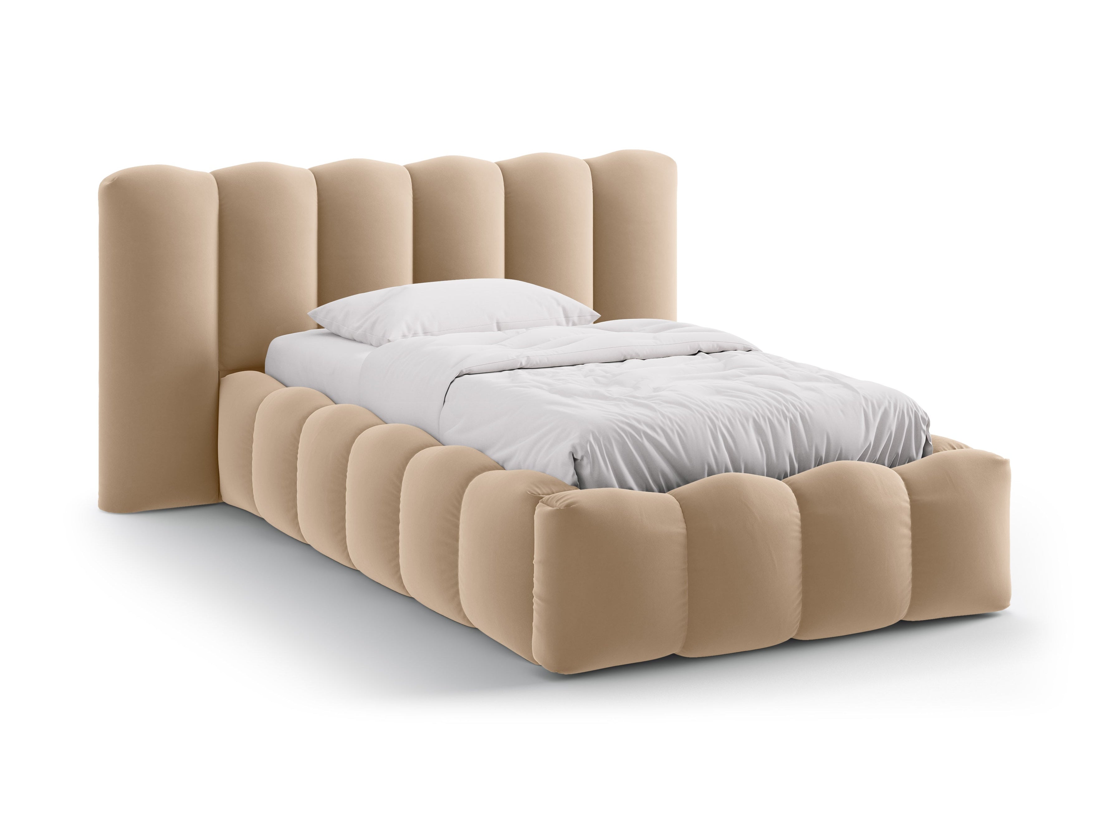 Samtbett LUPINE sandfarben