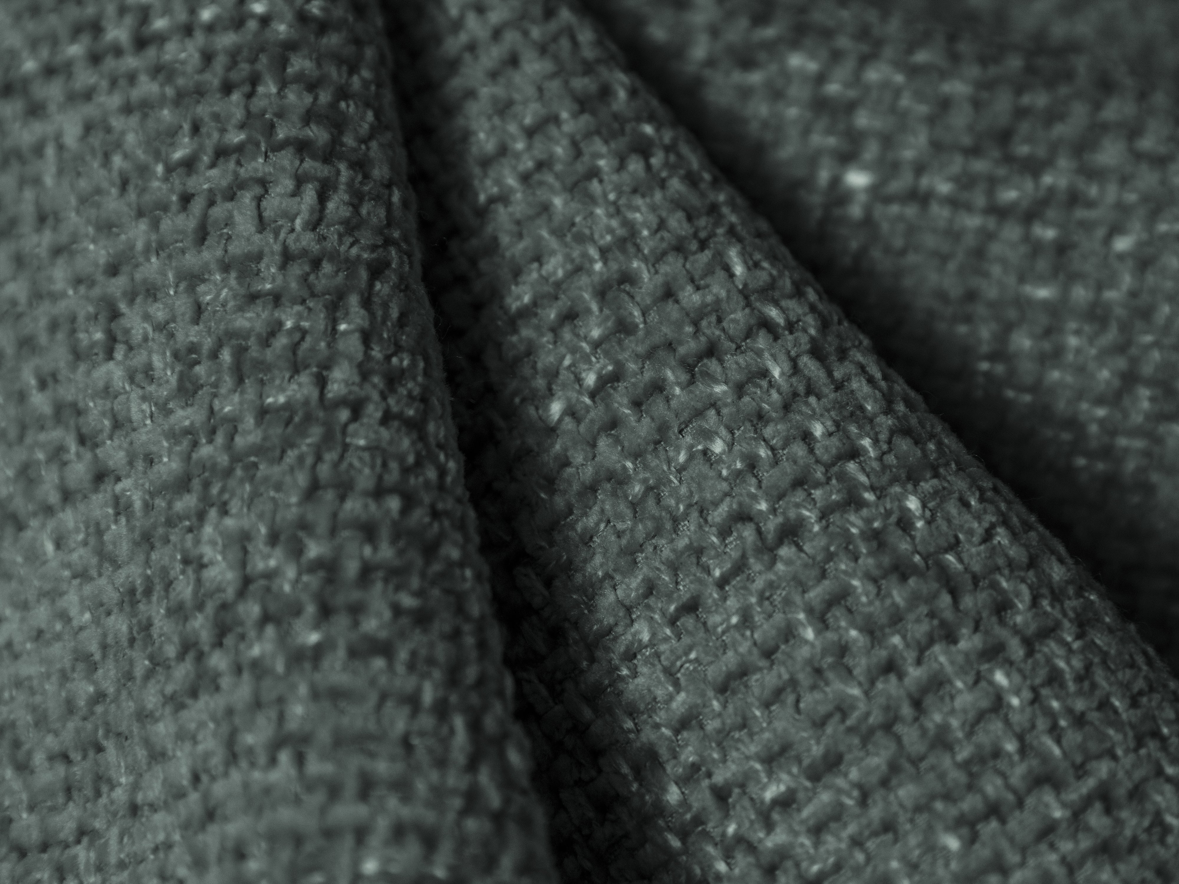 Left-sided chaise longue MILEY petrol blue silky chenille