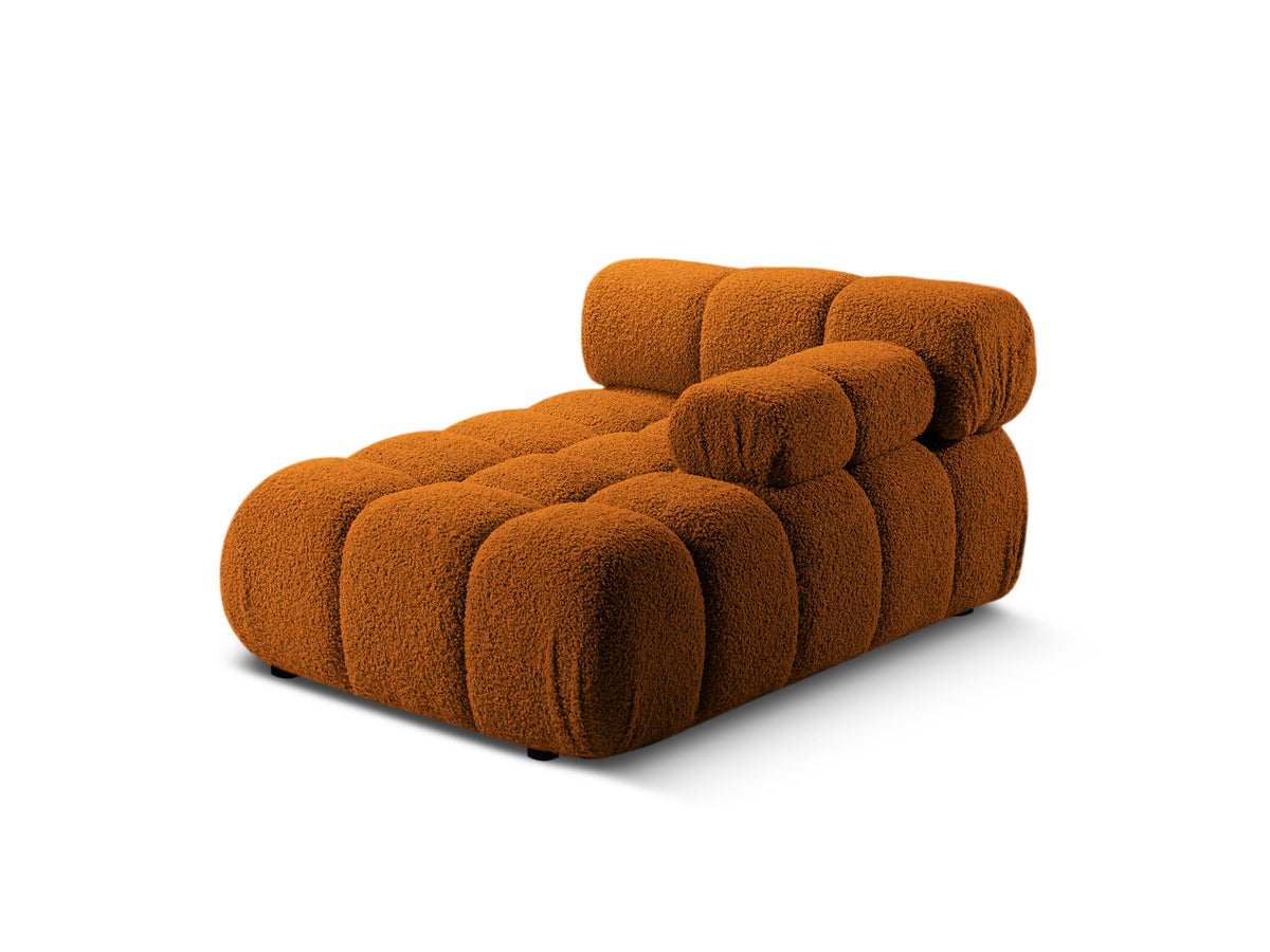 Szezlong prawostronny BELLIS ceglany boucle