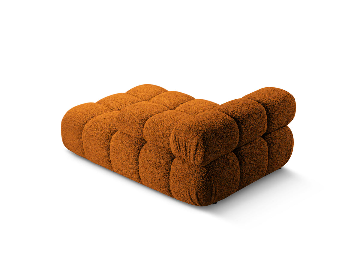 Szezlong prawostronny BELLIS ceglany boucle