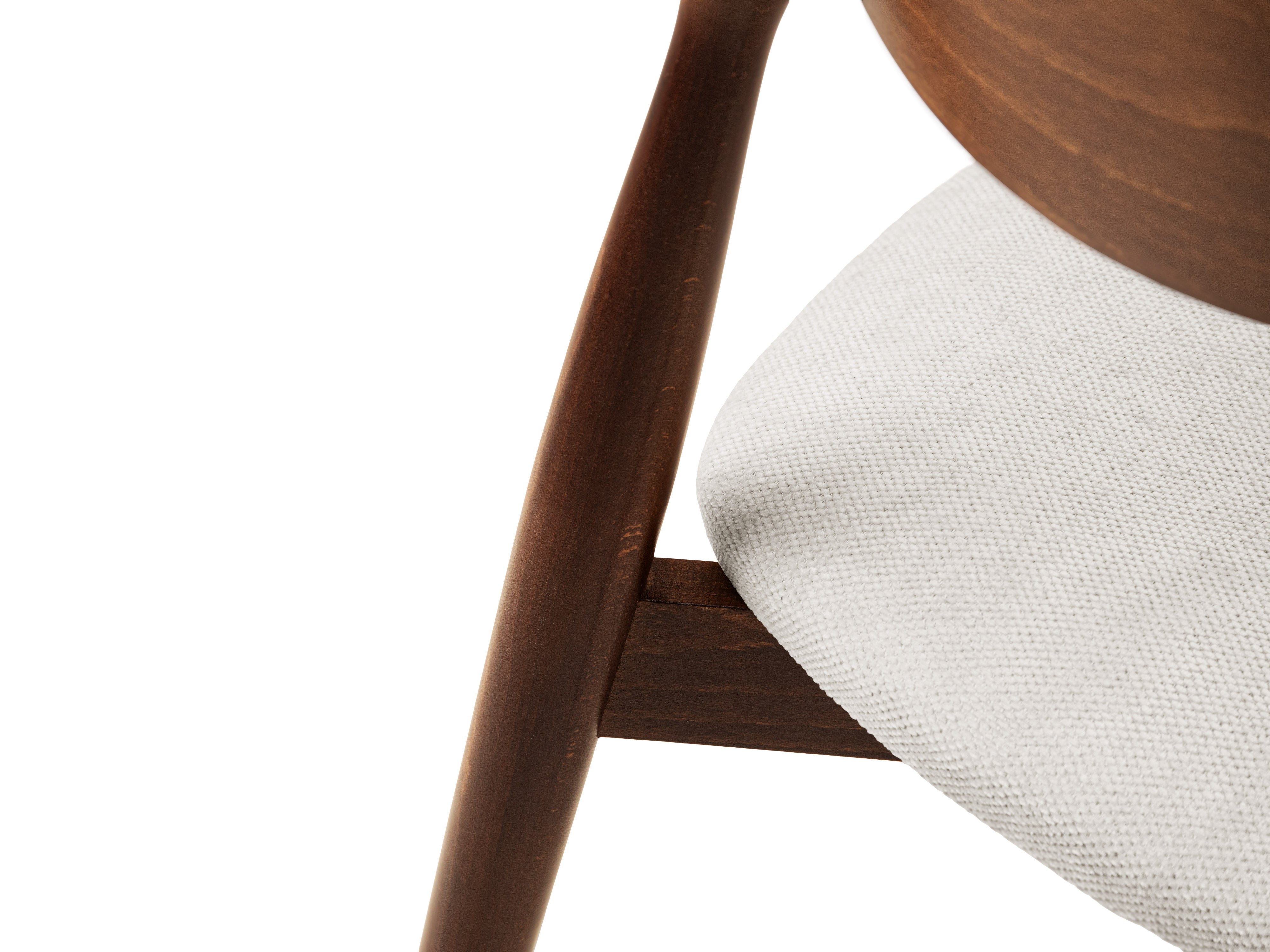 LEON Chair Ivory Chenille