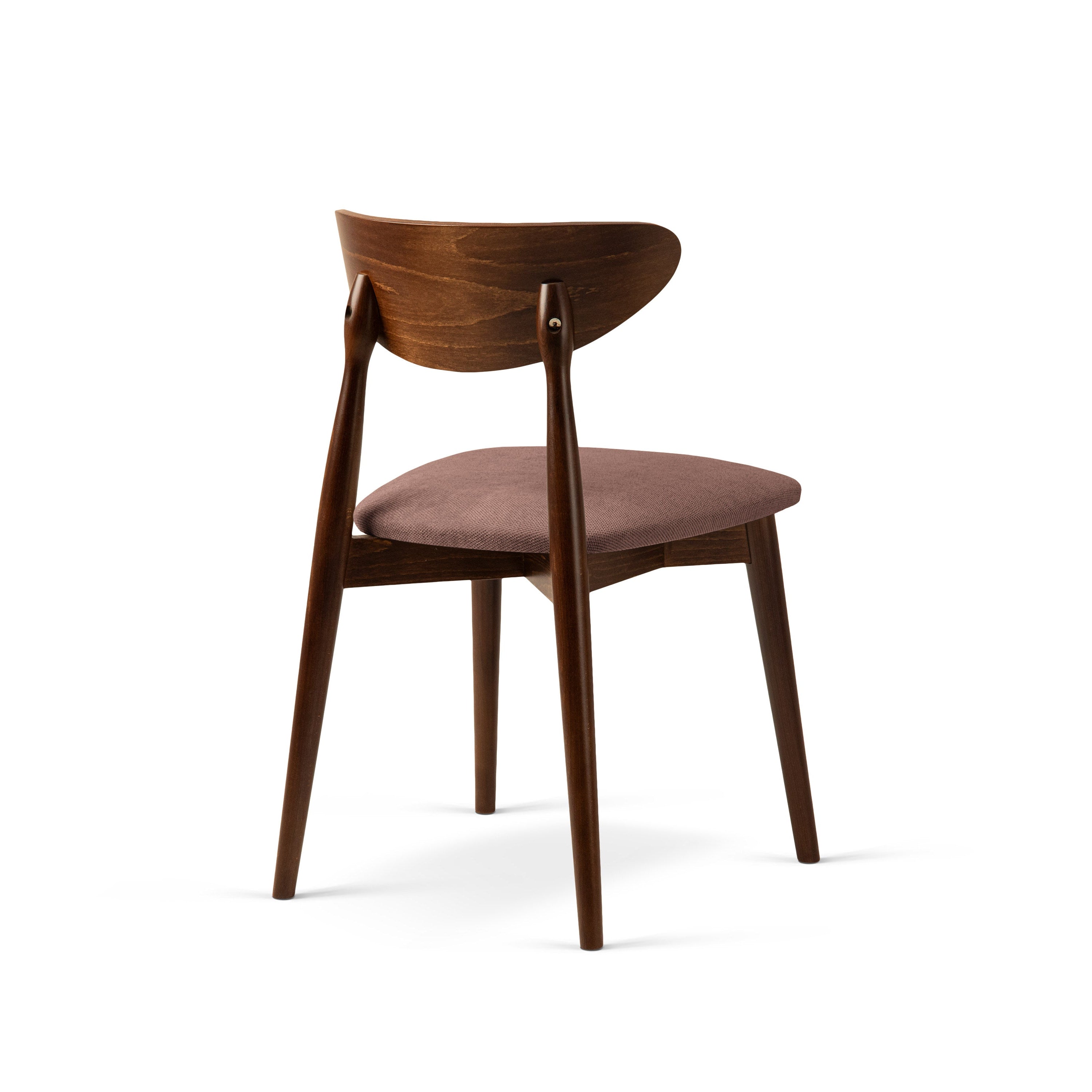 Stuhl LEON dunkelrosa Chenille