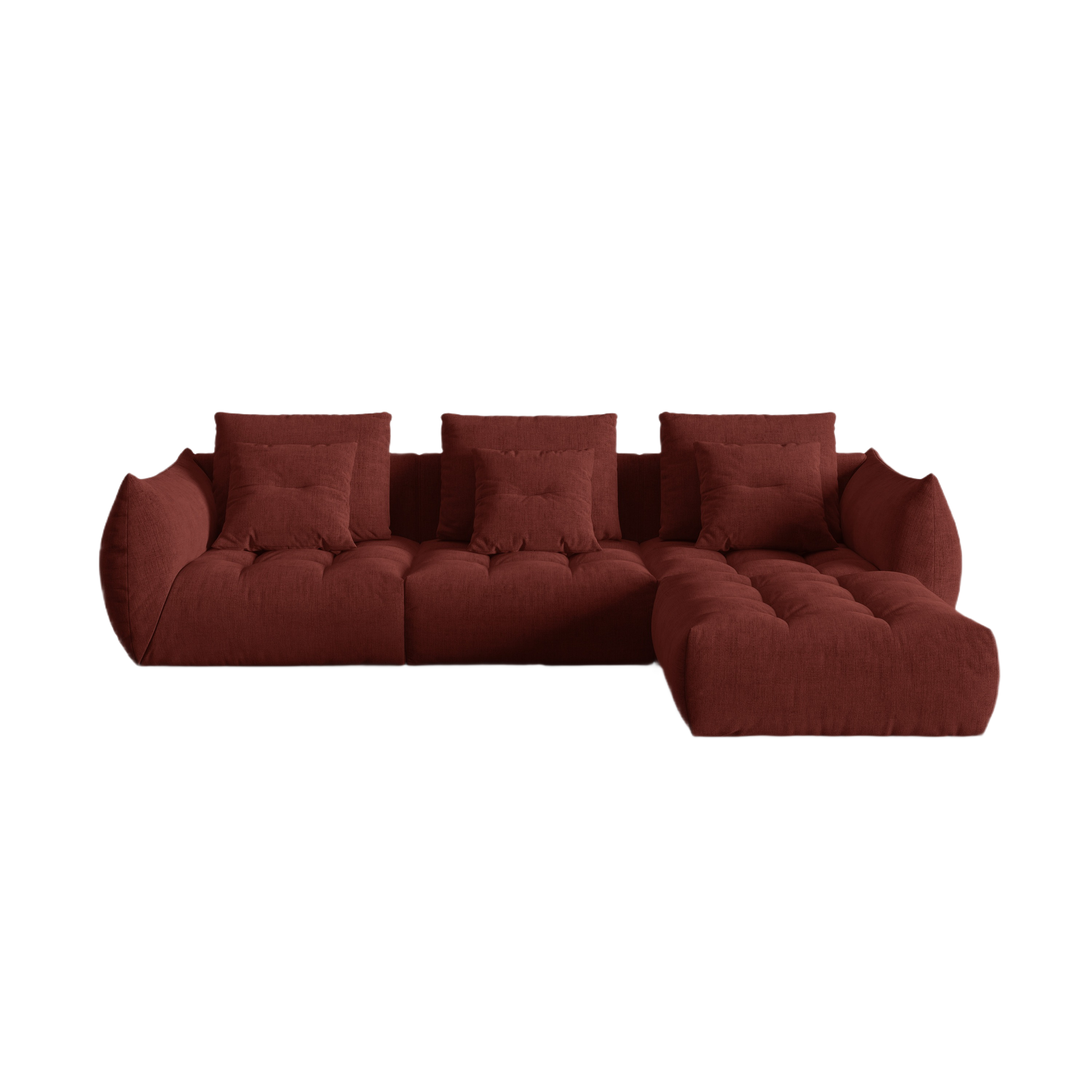 Modular Sofa, "Bloom", 2 Seats, Red, 332x216x95
Made in Europe