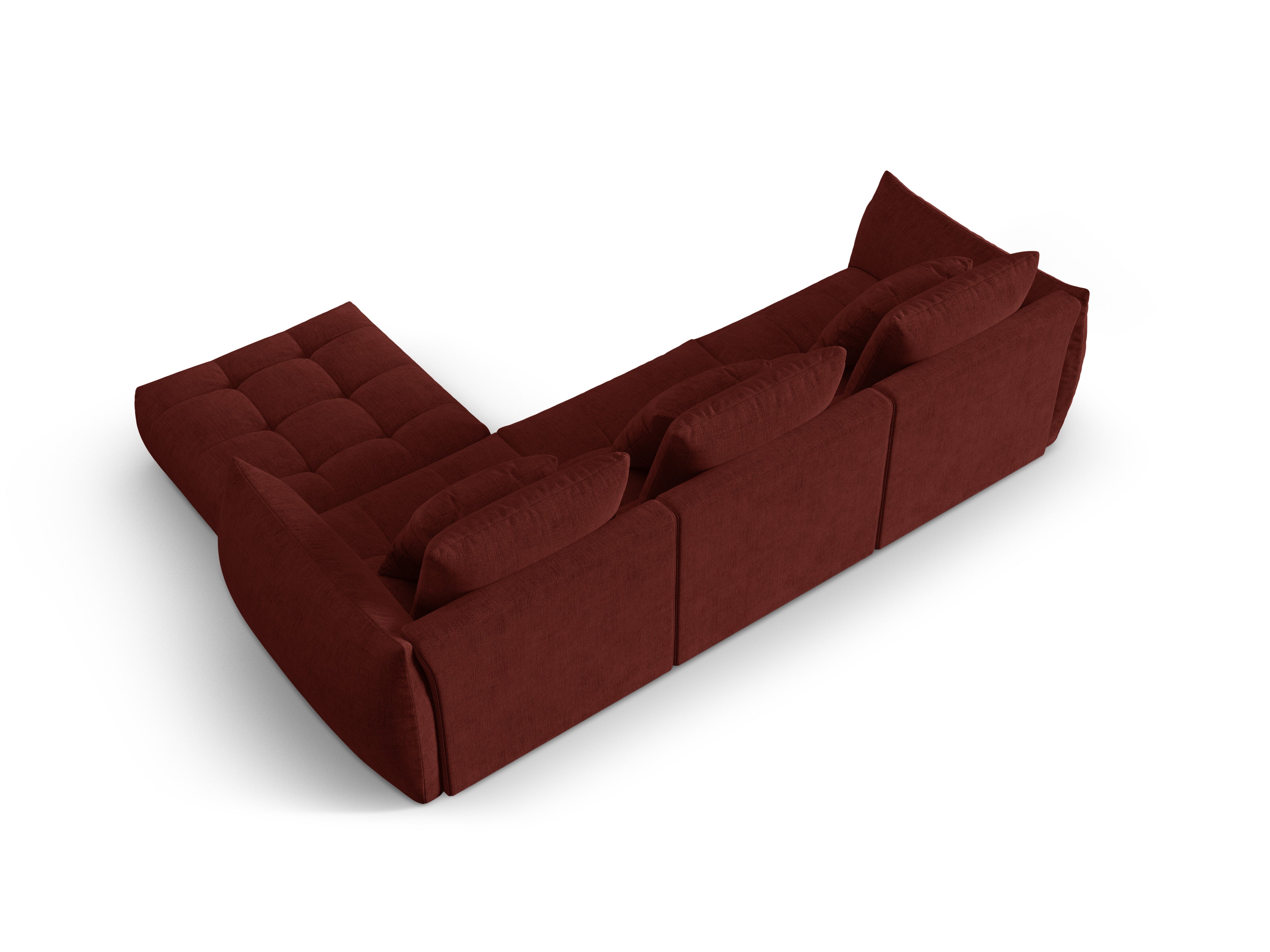 Modular Sofa, "Bloom", 2 Seats, Red, 332x216x95
Made in Europe