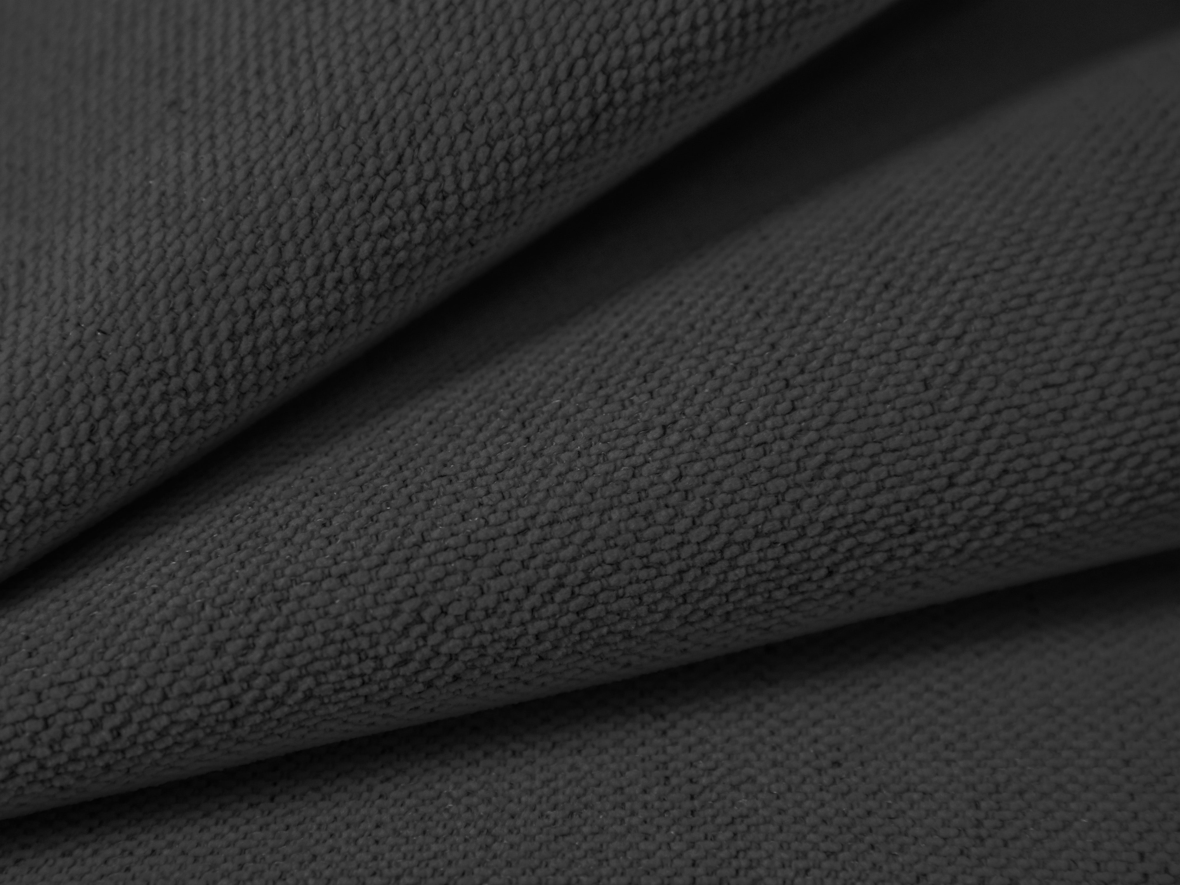 Narożnik lewostronny 3-osobowy z funkcją spania VICTOR antracytowy szenil