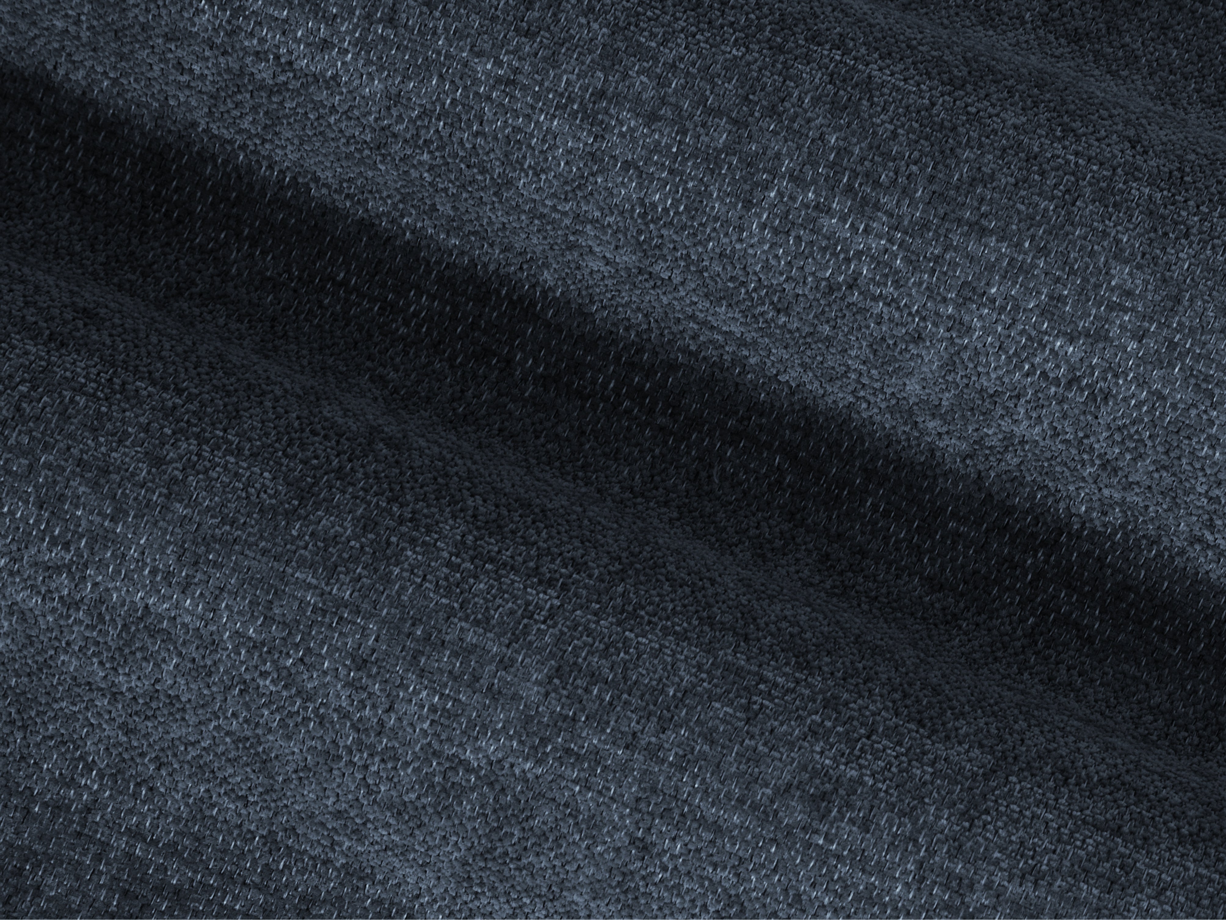 Left-facing corner sofa bed PUMA dark blue