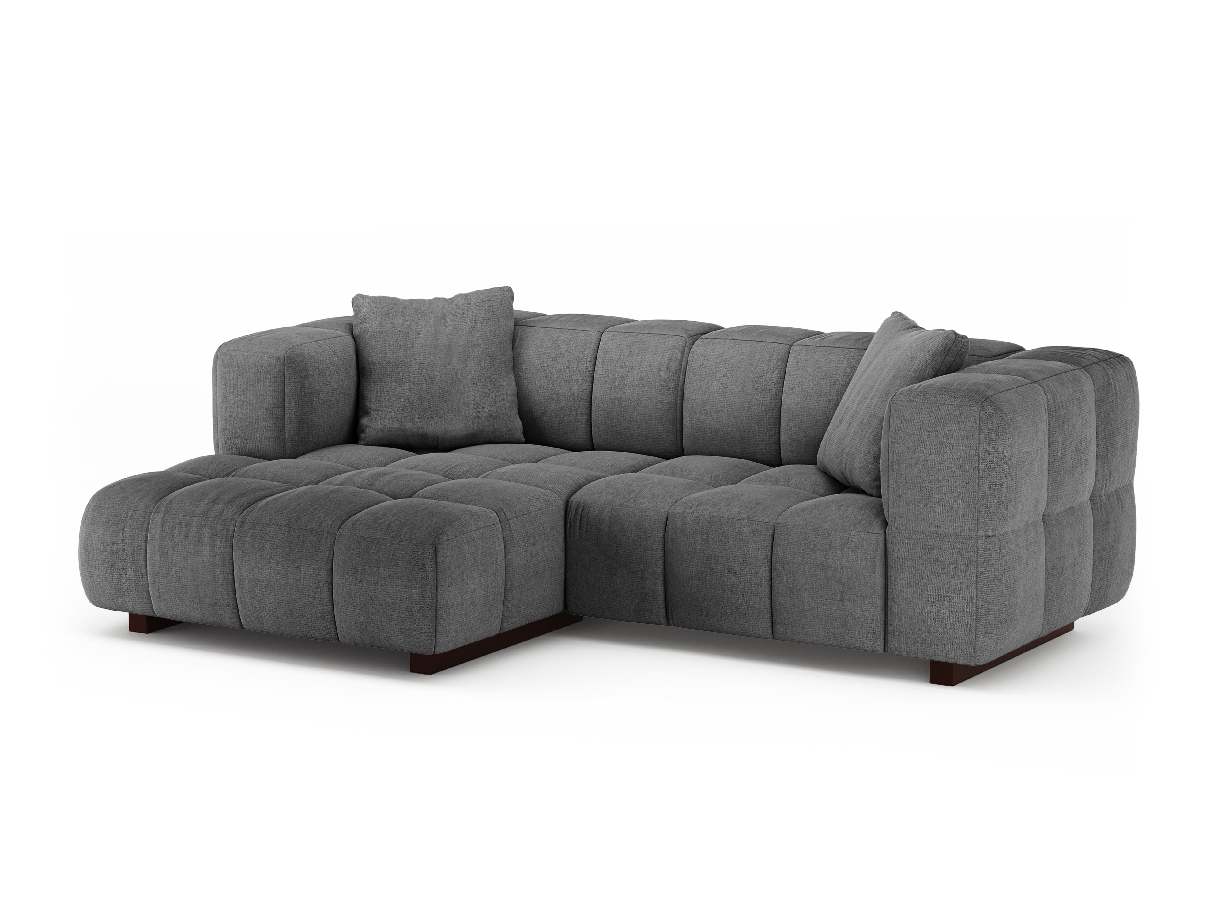 Ecksofa links mit Schlaffunktion PUMA grau