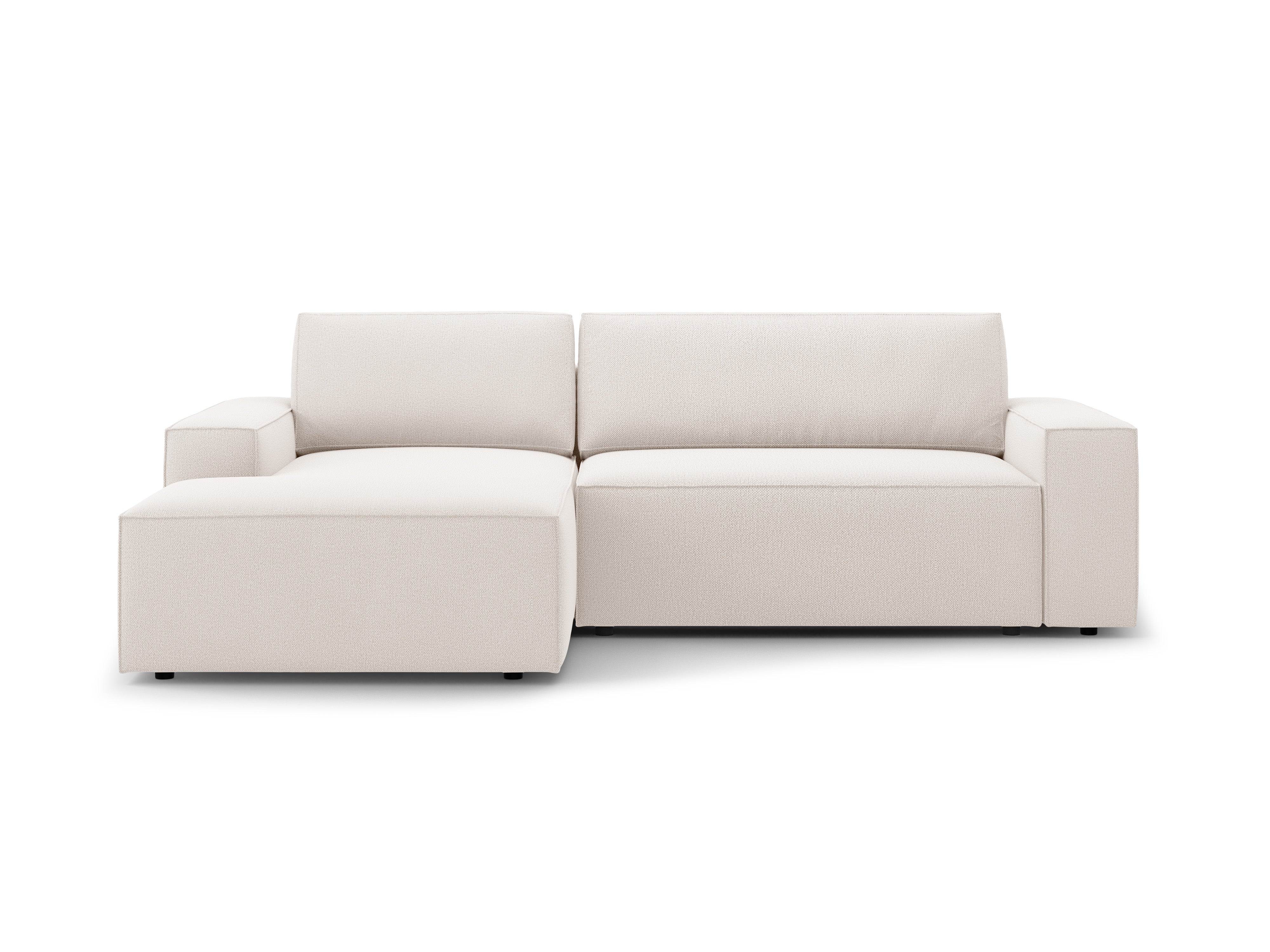 Ecksofa links mit Schlaffunktion JODIE hellbeige