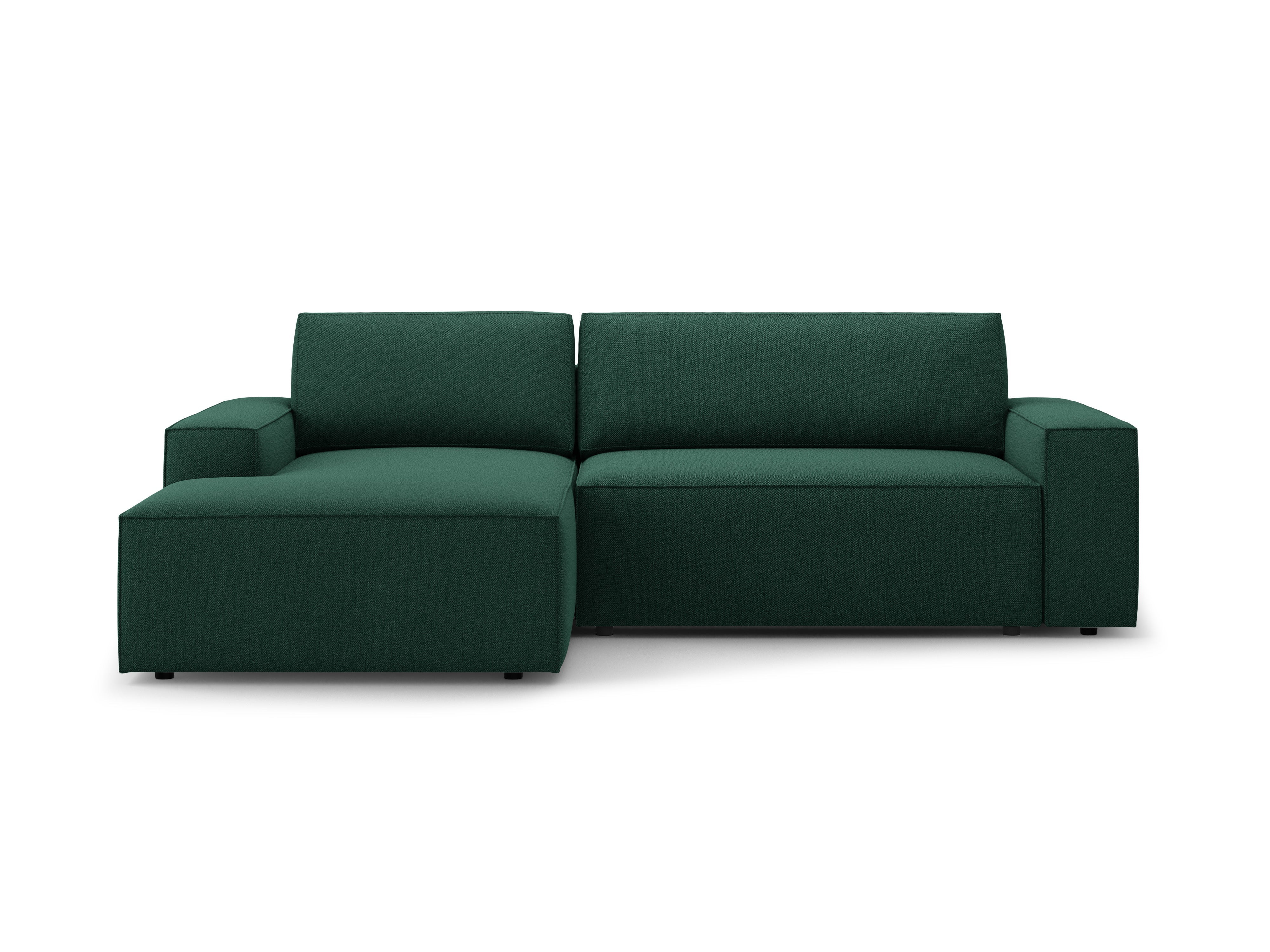 Ecksofa links mit Schlaffunktion JODIE grün