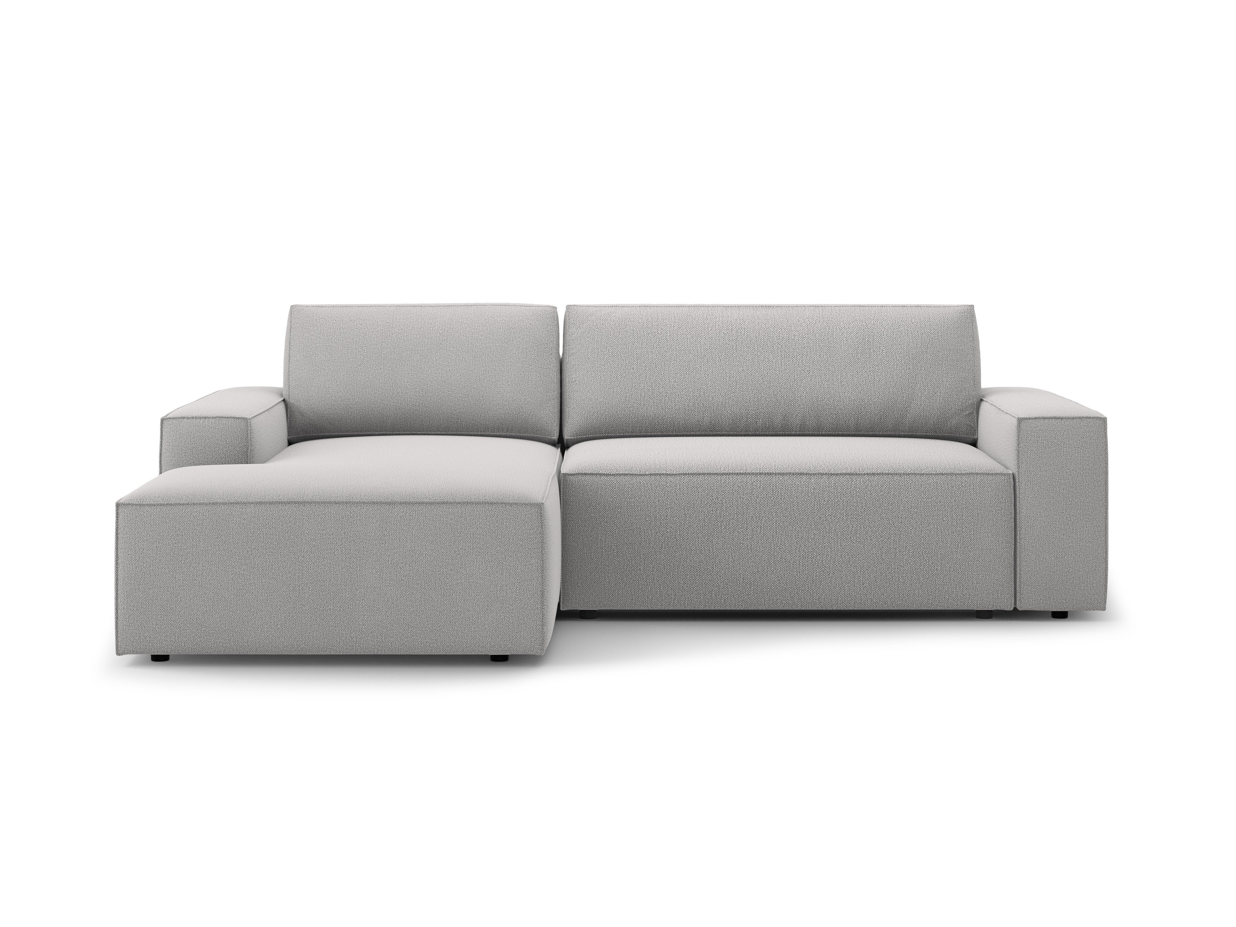 Ecksofa links mit Schlaffunktion JODIE hellgrau