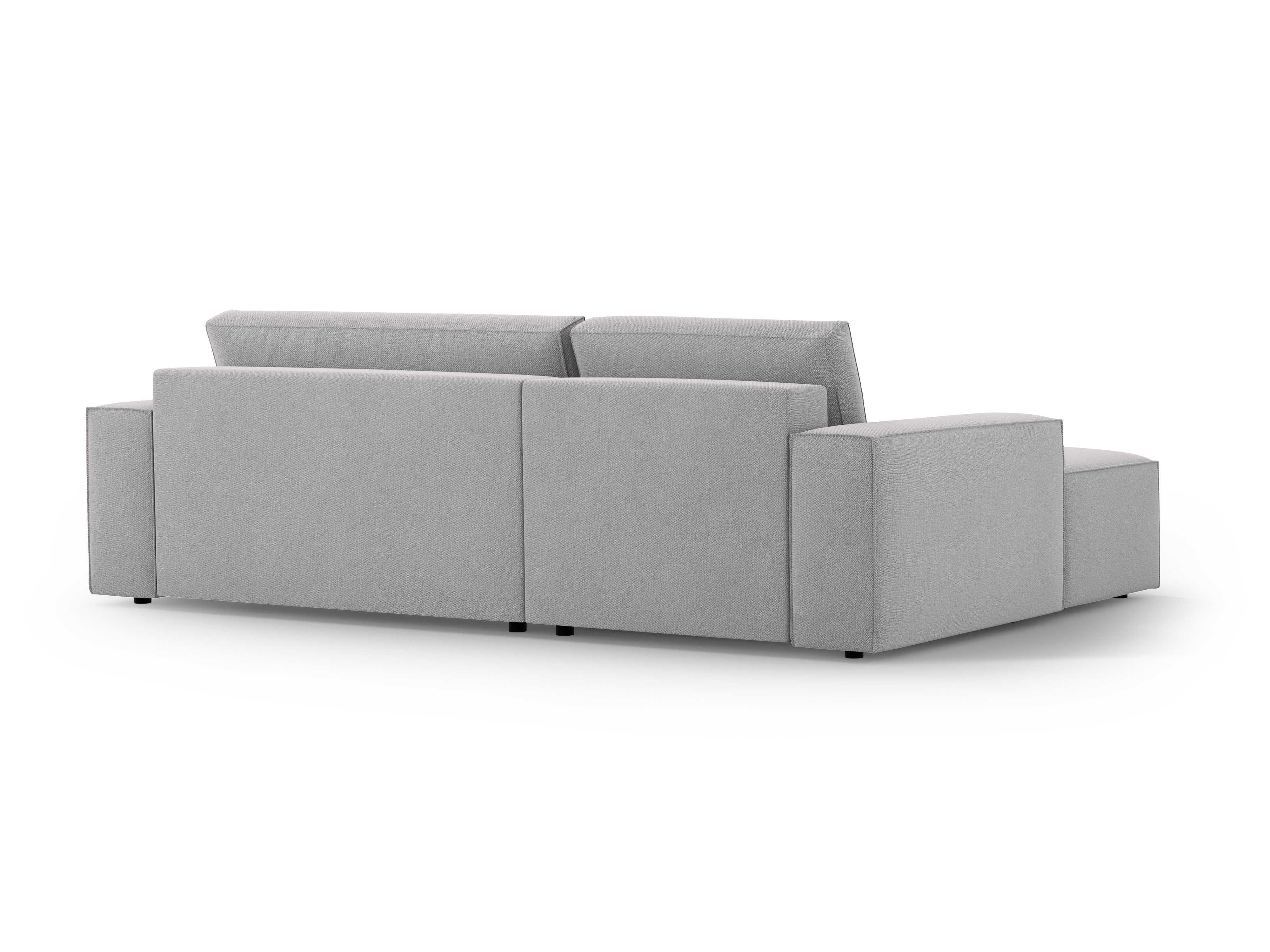 Ecksofa links mit Schlaffunktion JODIE hellgrau