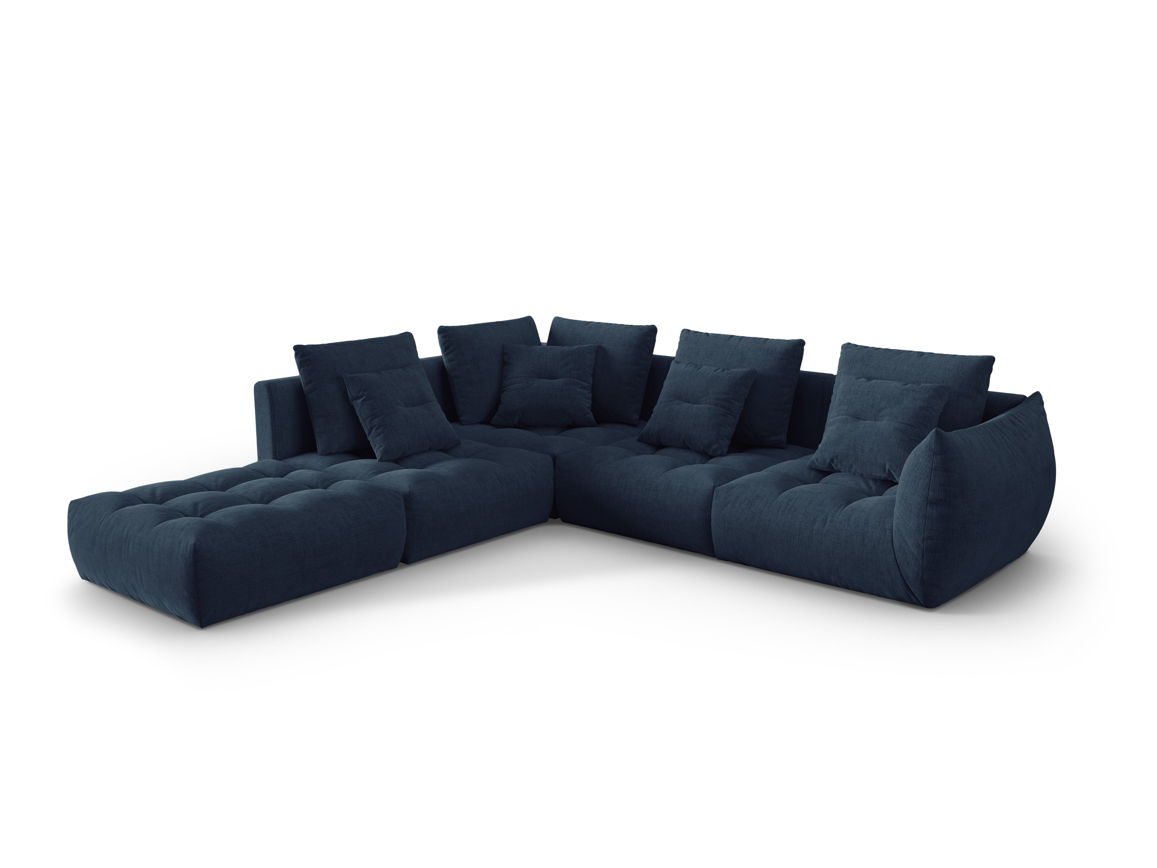 Modulares linke Ecksofa, "Bloom", 4 Sitze, Dunkelblau, 316x310x95
In Europa gemacht