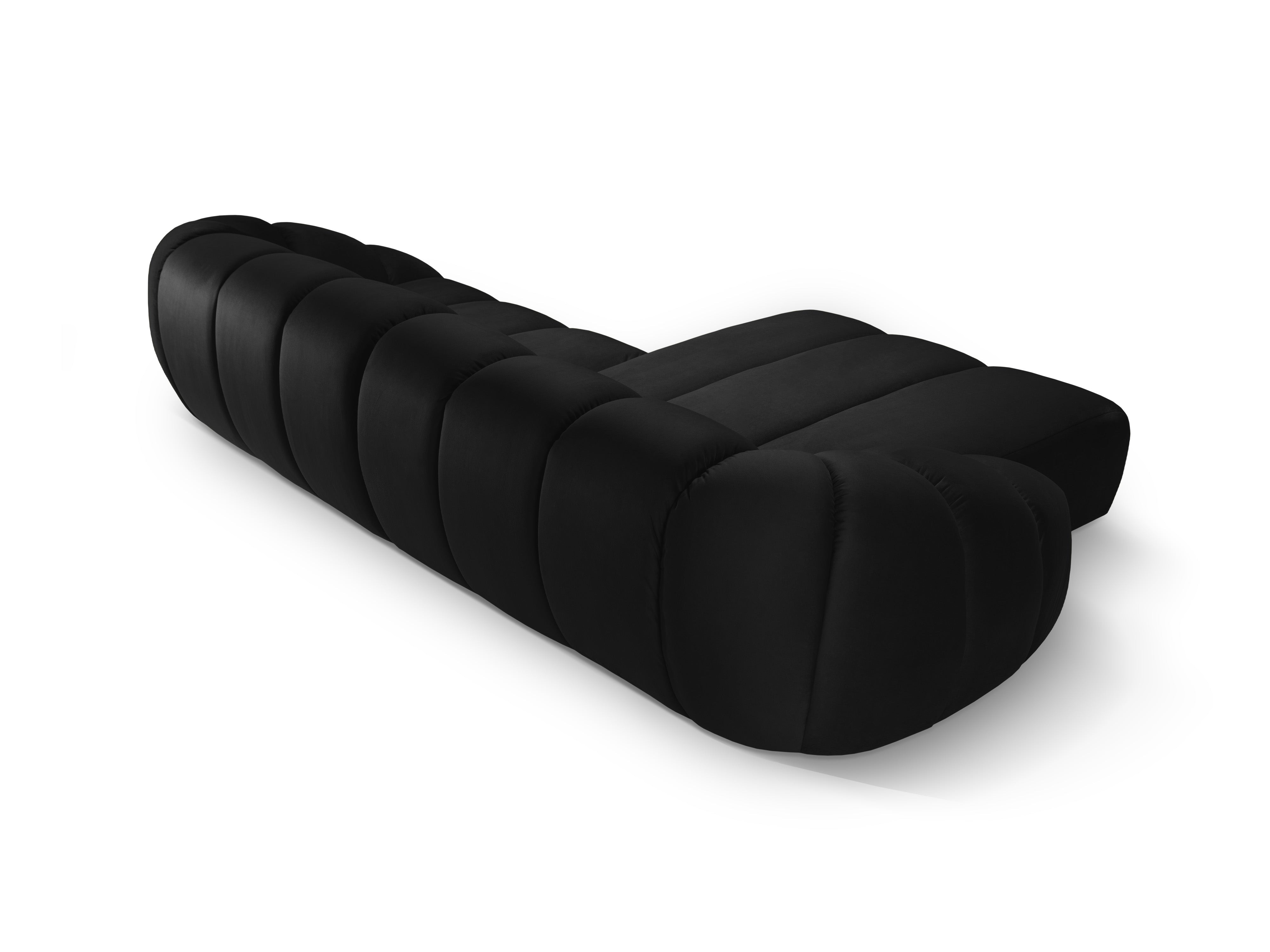 Velvet Linksecke Sofa, "Diana", 4 Sitze, schwarz, 334x182x72
In Europa gemacht