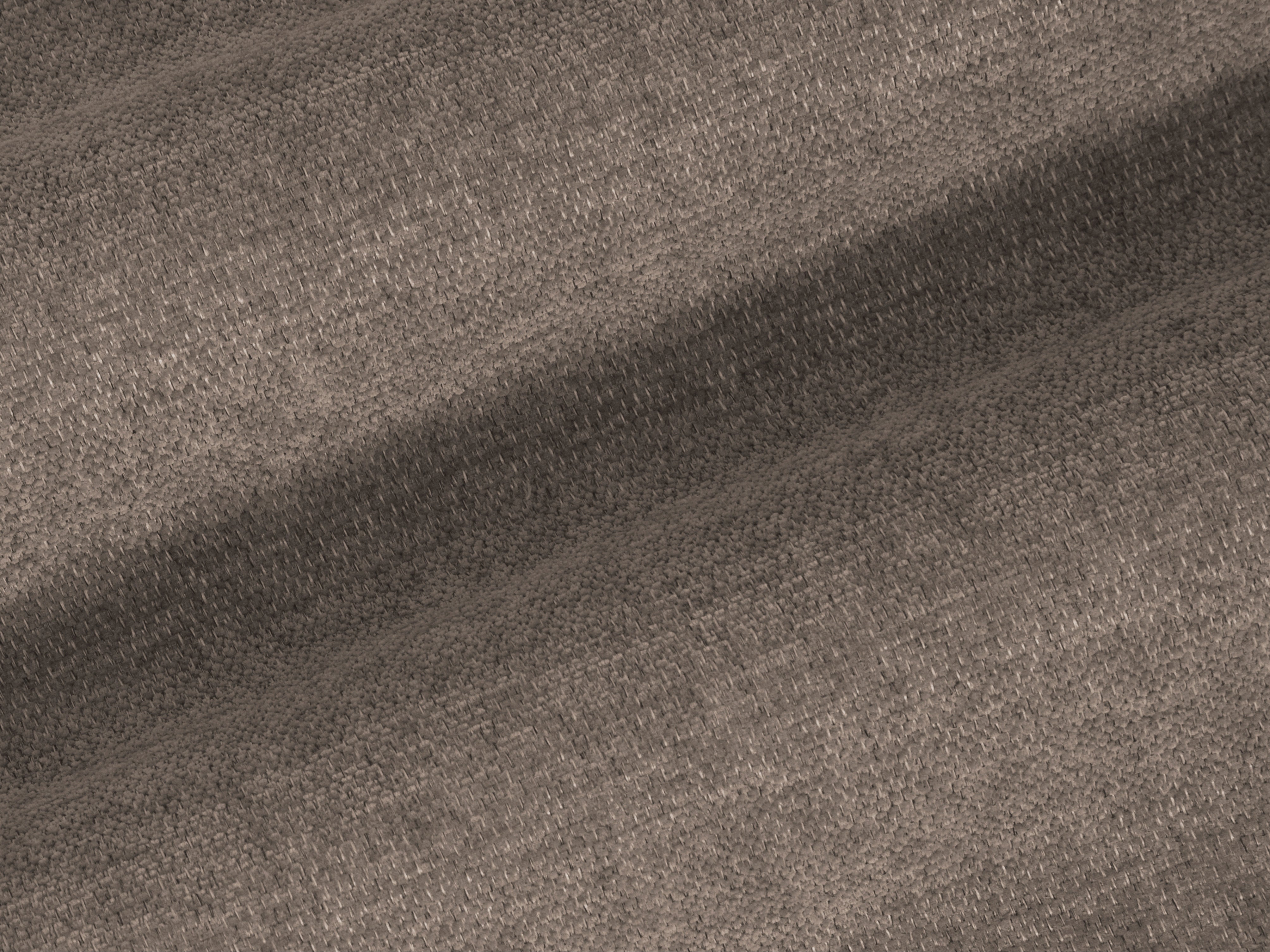 Linker L-förmiger Ecksofa BEMY in sandfarbenem Chenille