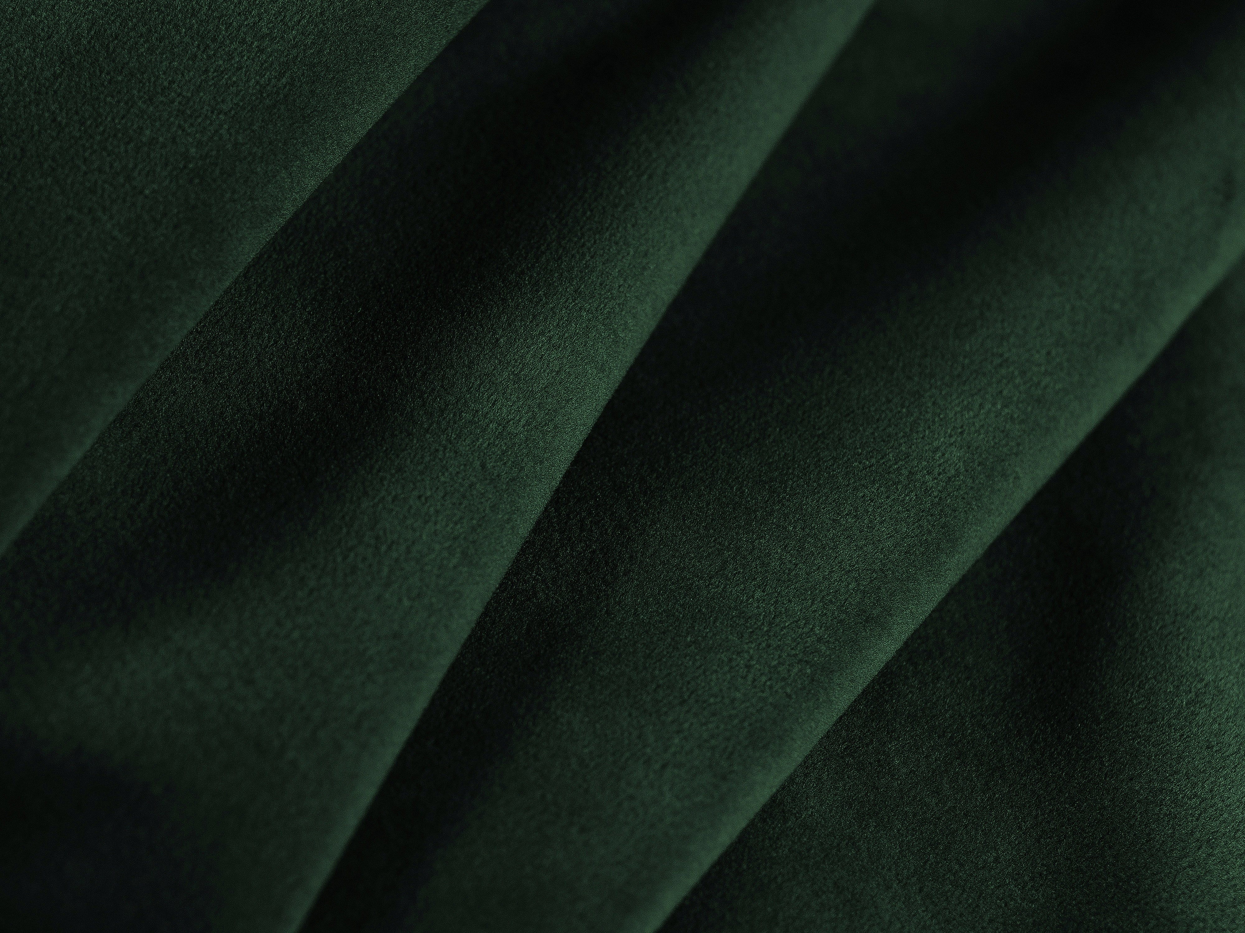 Samt-Ecksofa in L-Form links BEMY in Flaschengrün