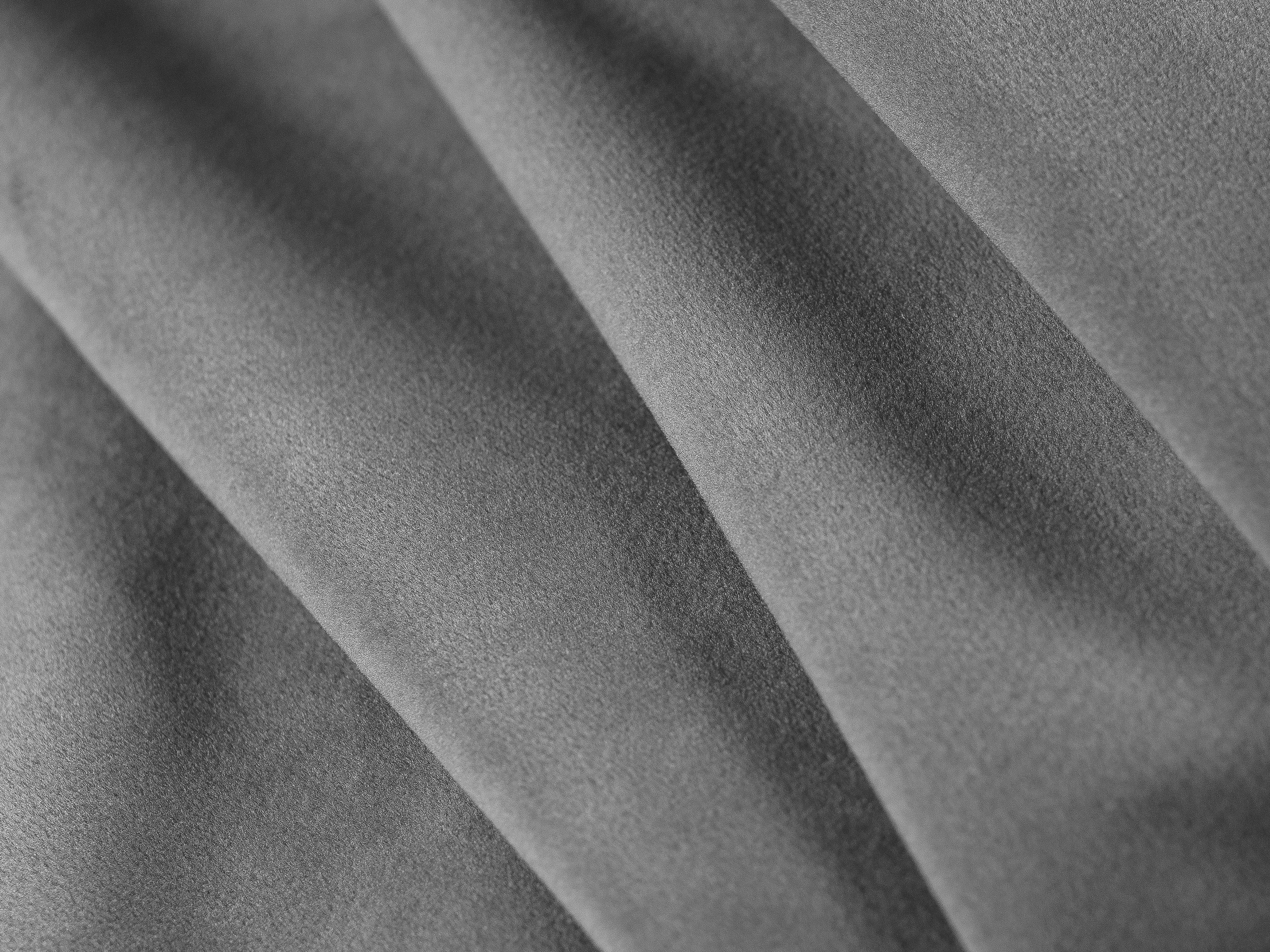 Ecksofa linksseitig aus Samt BEMY grau