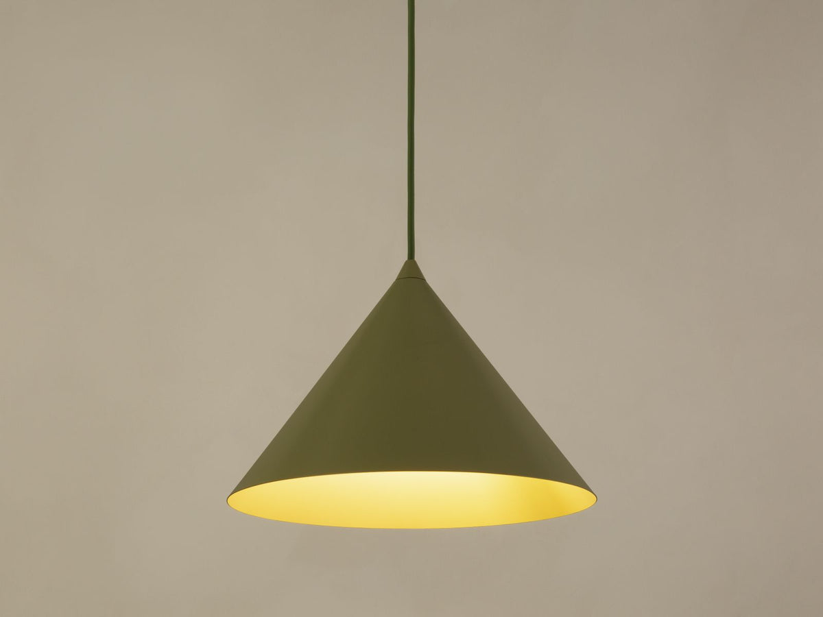 Lampa wisząca TIMBO jasnooliwkowy – ujęcie 4