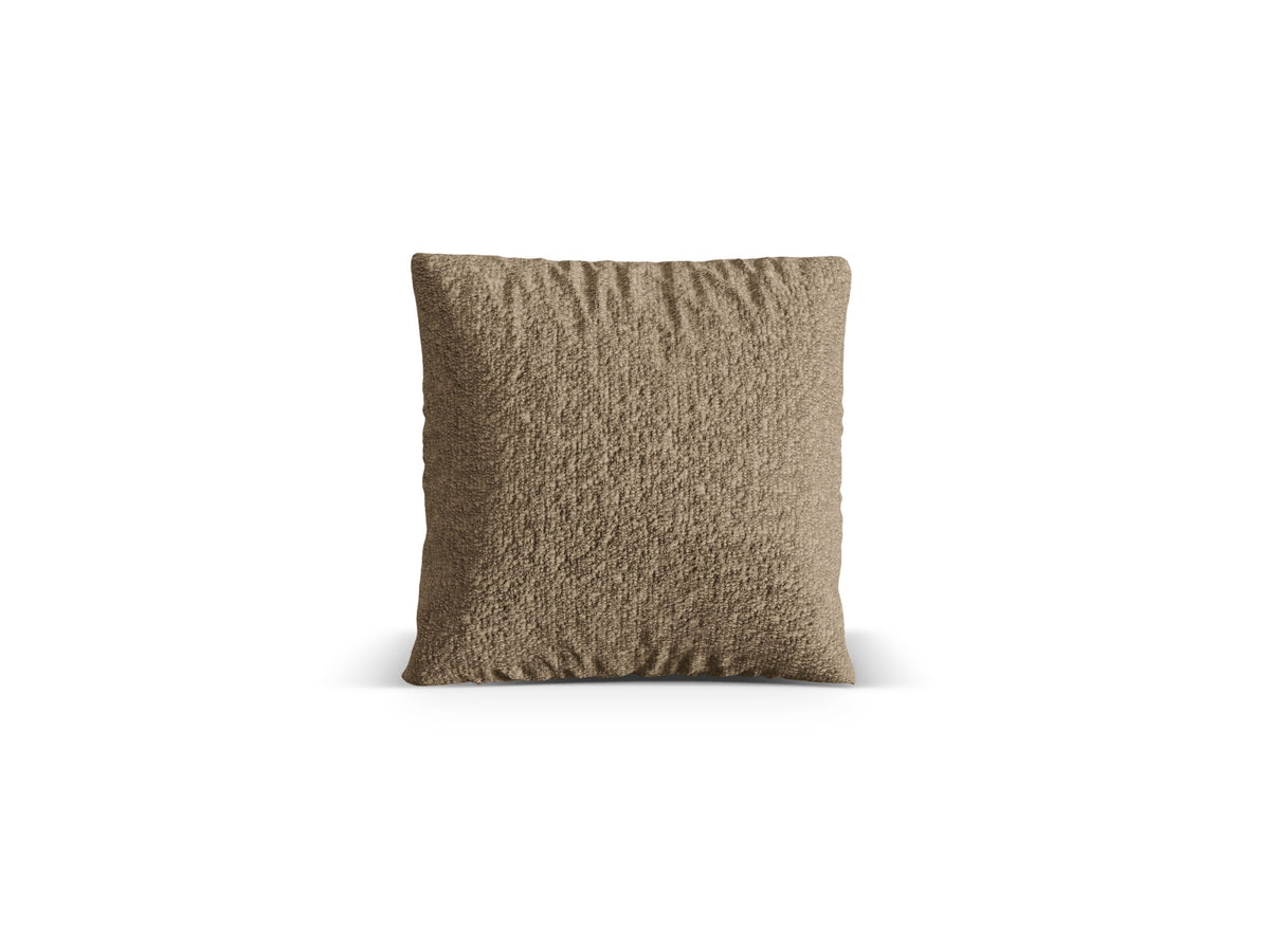 Poduszka dekoracyjna NURIA cappuccino boucle – 40x40 cm