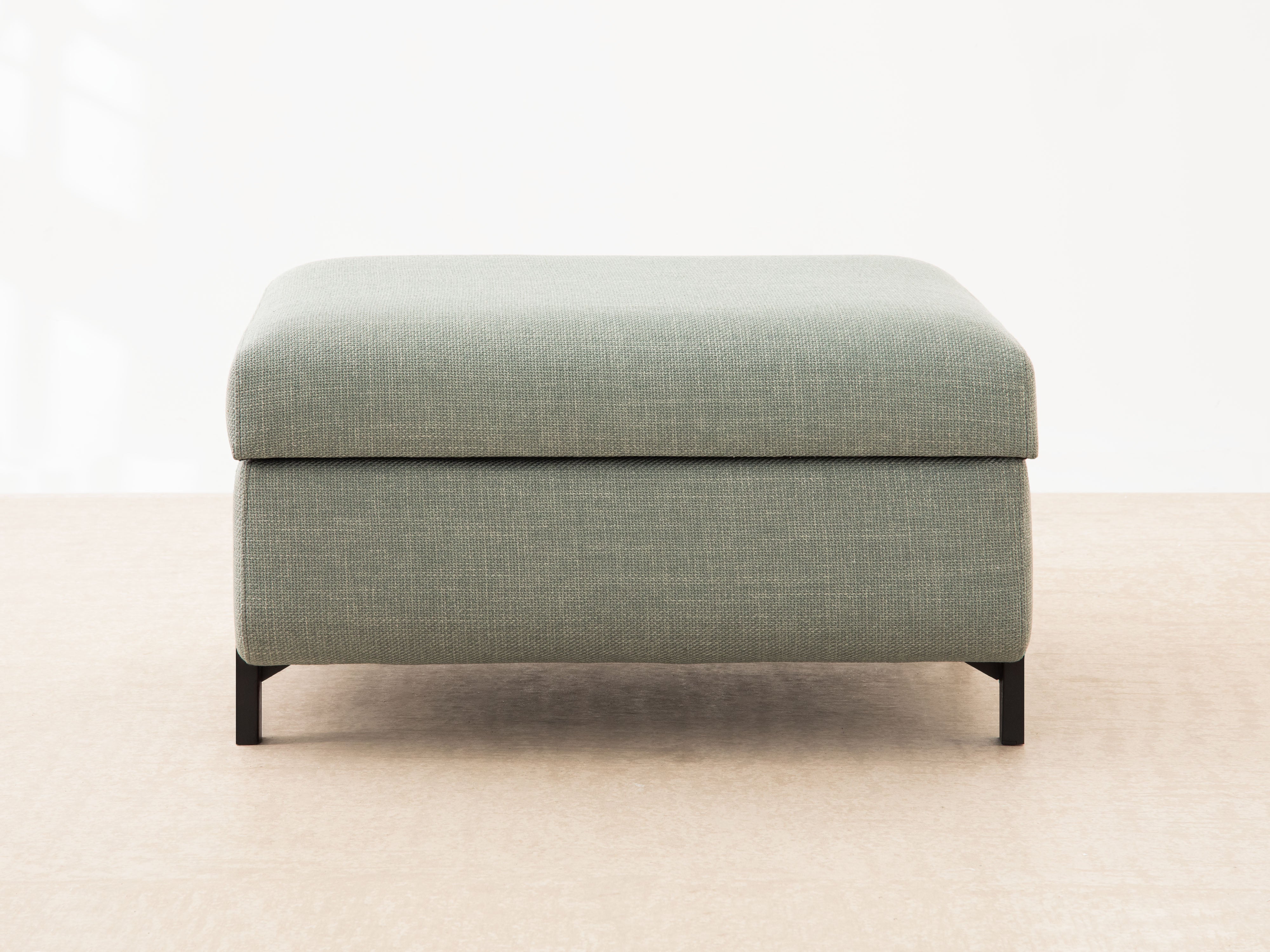 Puf with Box, "Gloria", 1 SEAT, Dark Gray, 87x72x46
Made in Europe