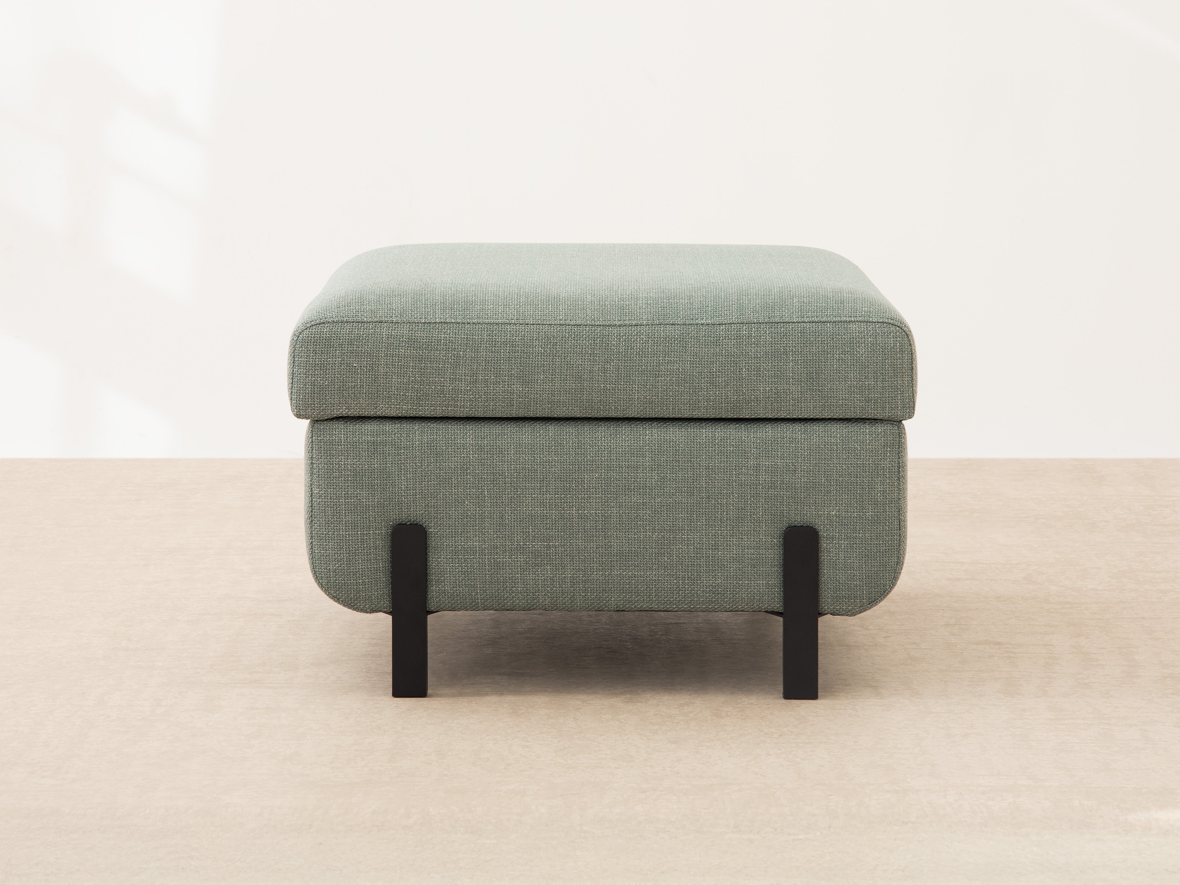 Puf with Box, "Gloria", 1 SEAT, Dark Gray, 87x72x46
Made in Europe