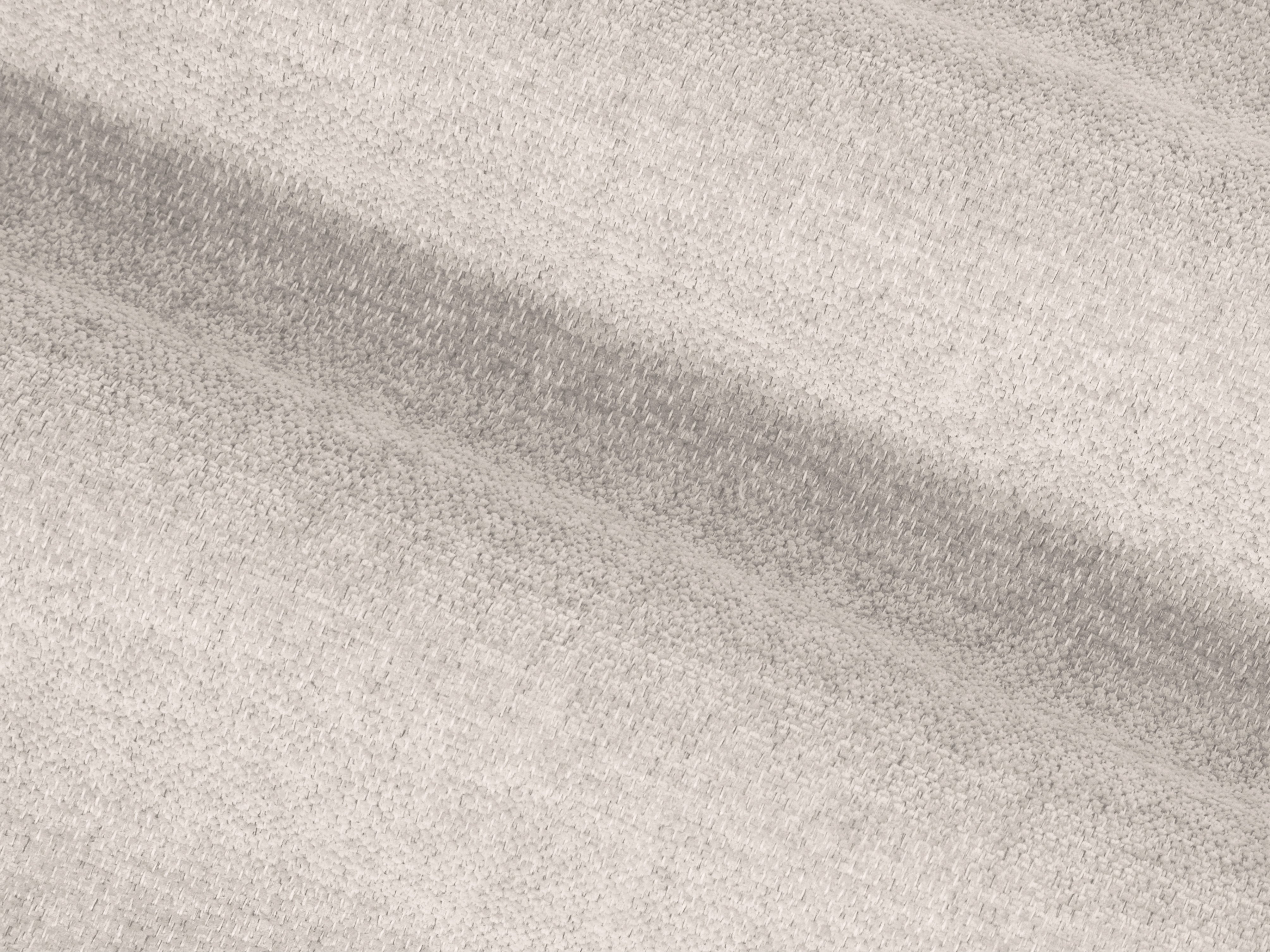 BEMY Square Pouf Beige Chenille