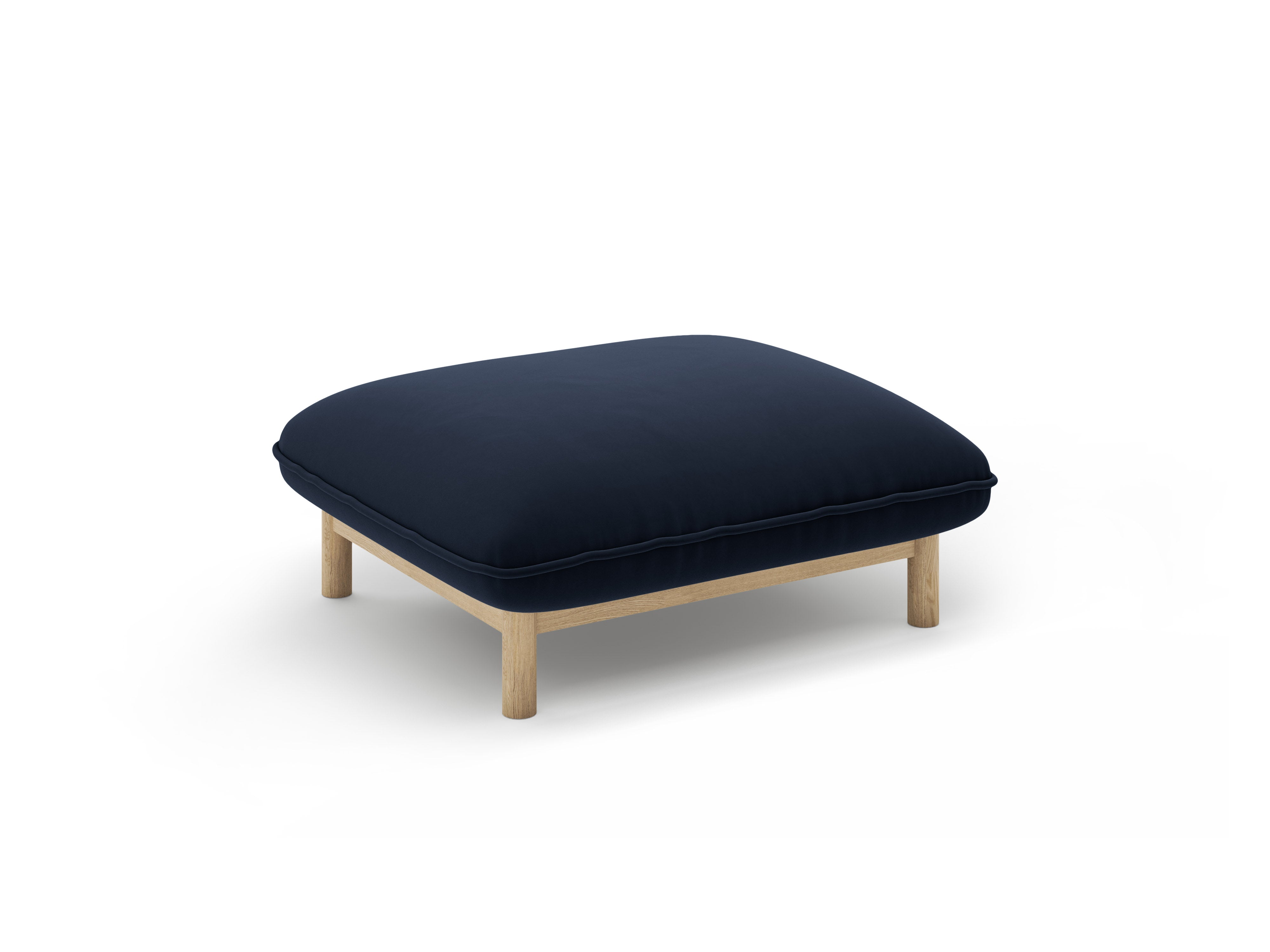 Puf aksamitny ADA granat królewski