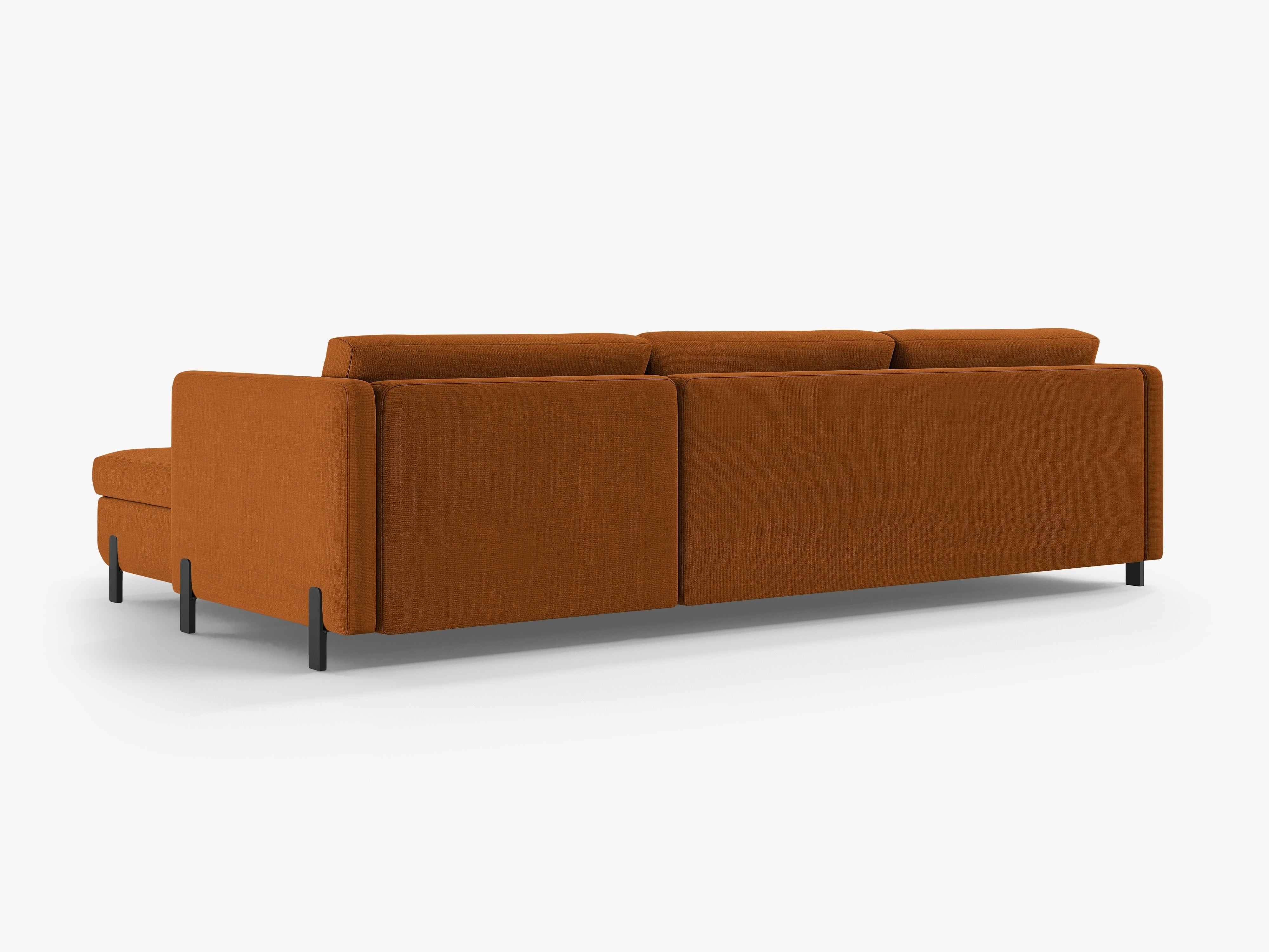 Rechte Ecksofa mit Bettfunktion und Box, "Gloria", 4 Sitze, Ziegel, 260x170x80
In Europa gemacht