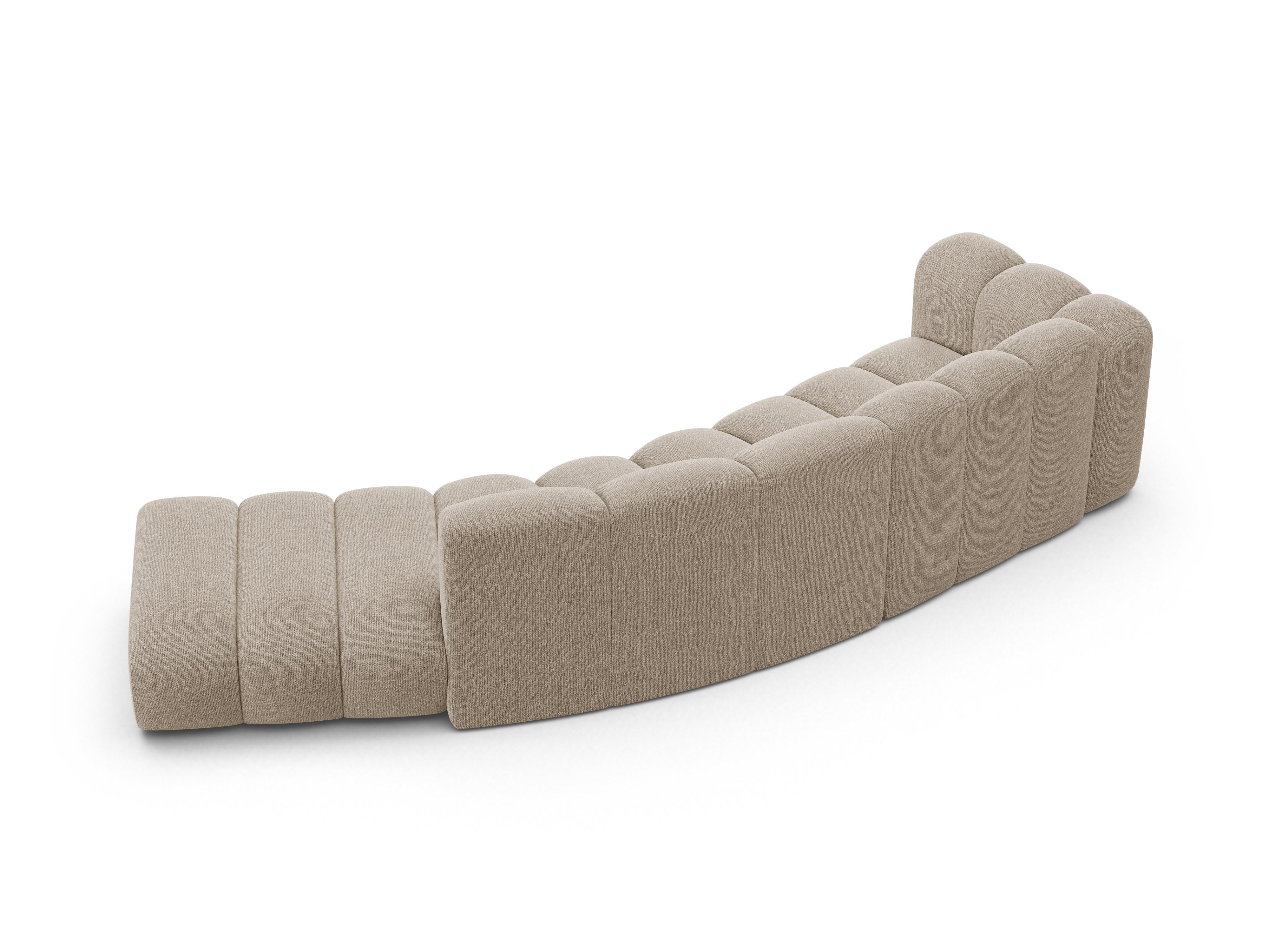 Sofa 5-osobowa prawostronna LUPINE beżowy szenil