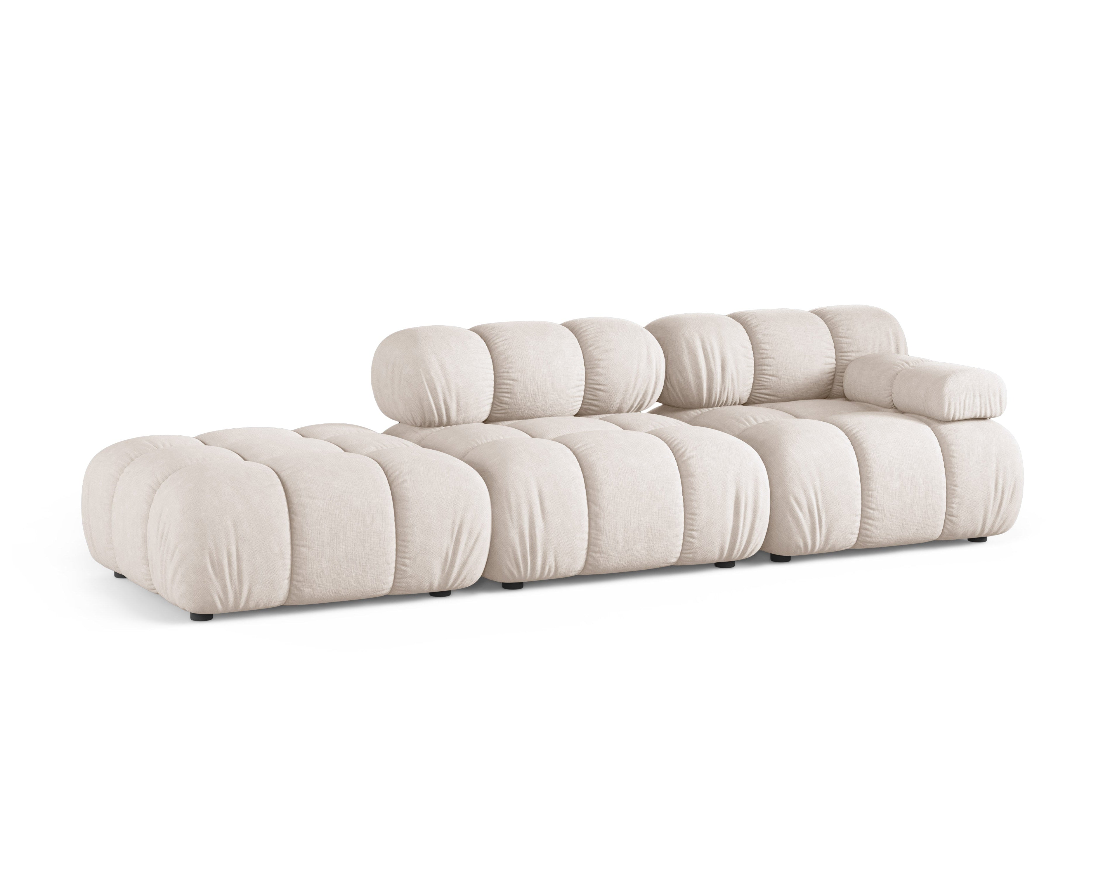 Sofa modułowa otwarta lewostronna BELLIS beżowy