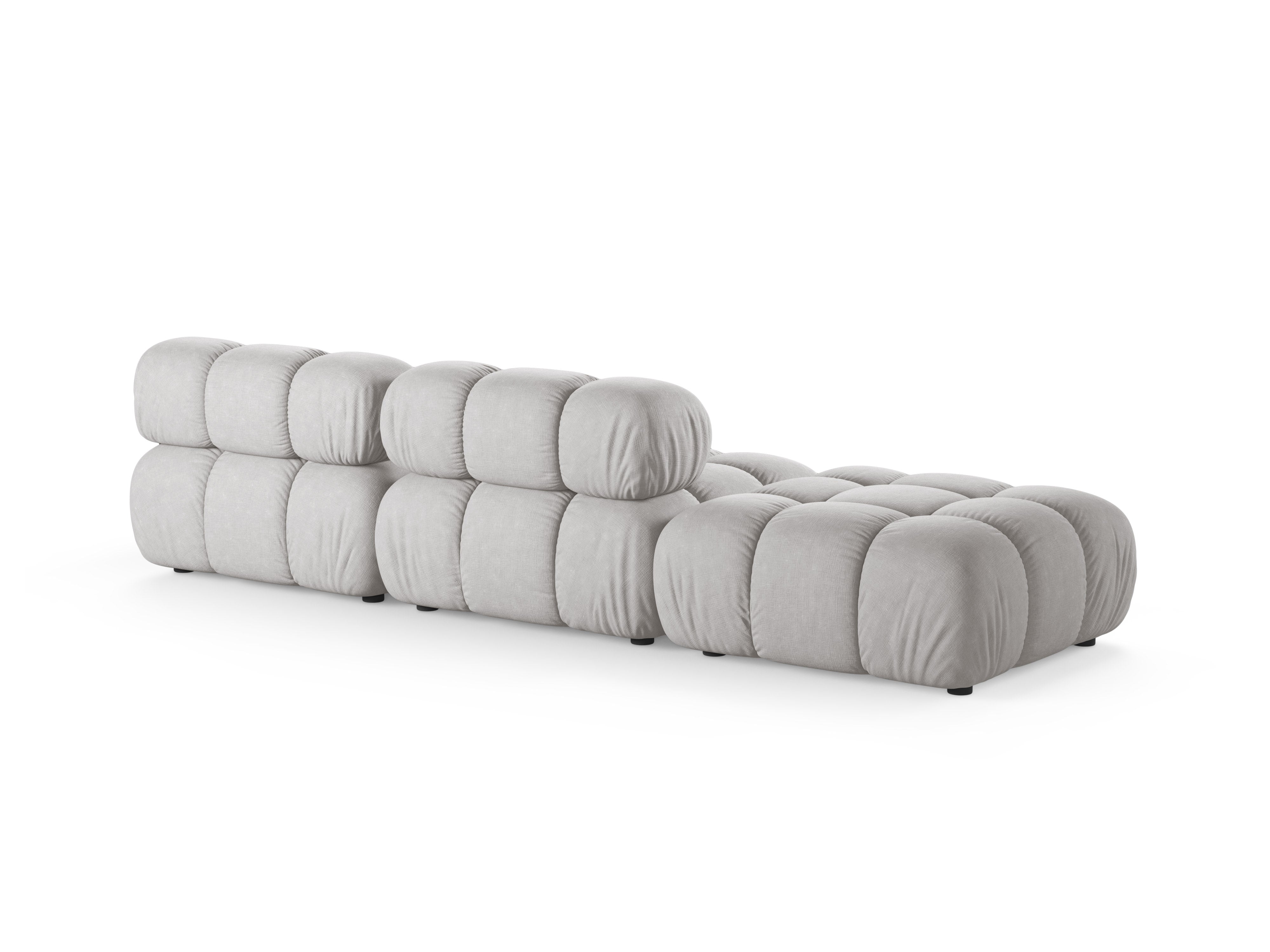 Sofa modułowa otwarta lewostronna BELLIS jasnoszary
