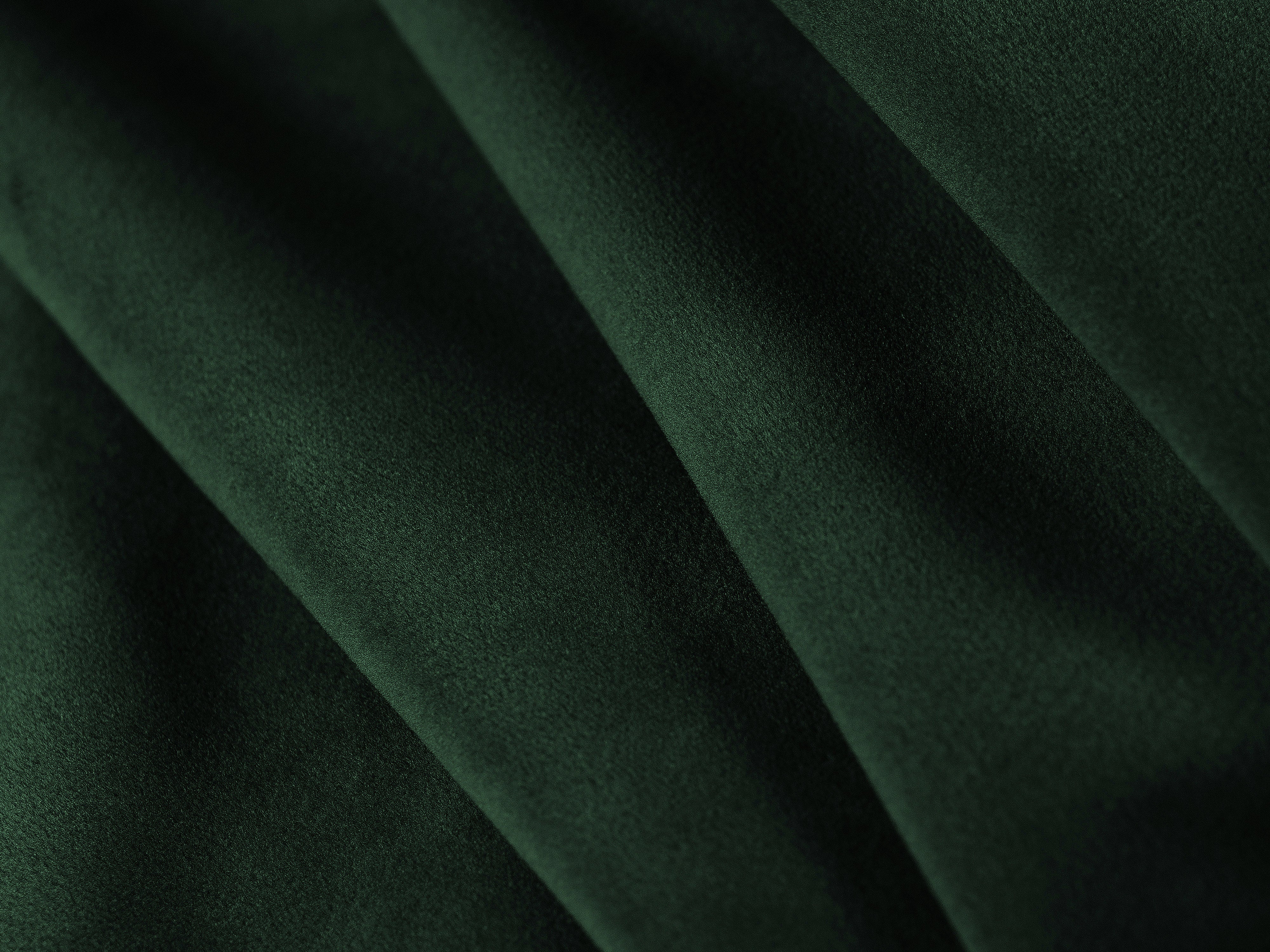 Right-facing panoramic corner sofa velvet BEMY bottle green