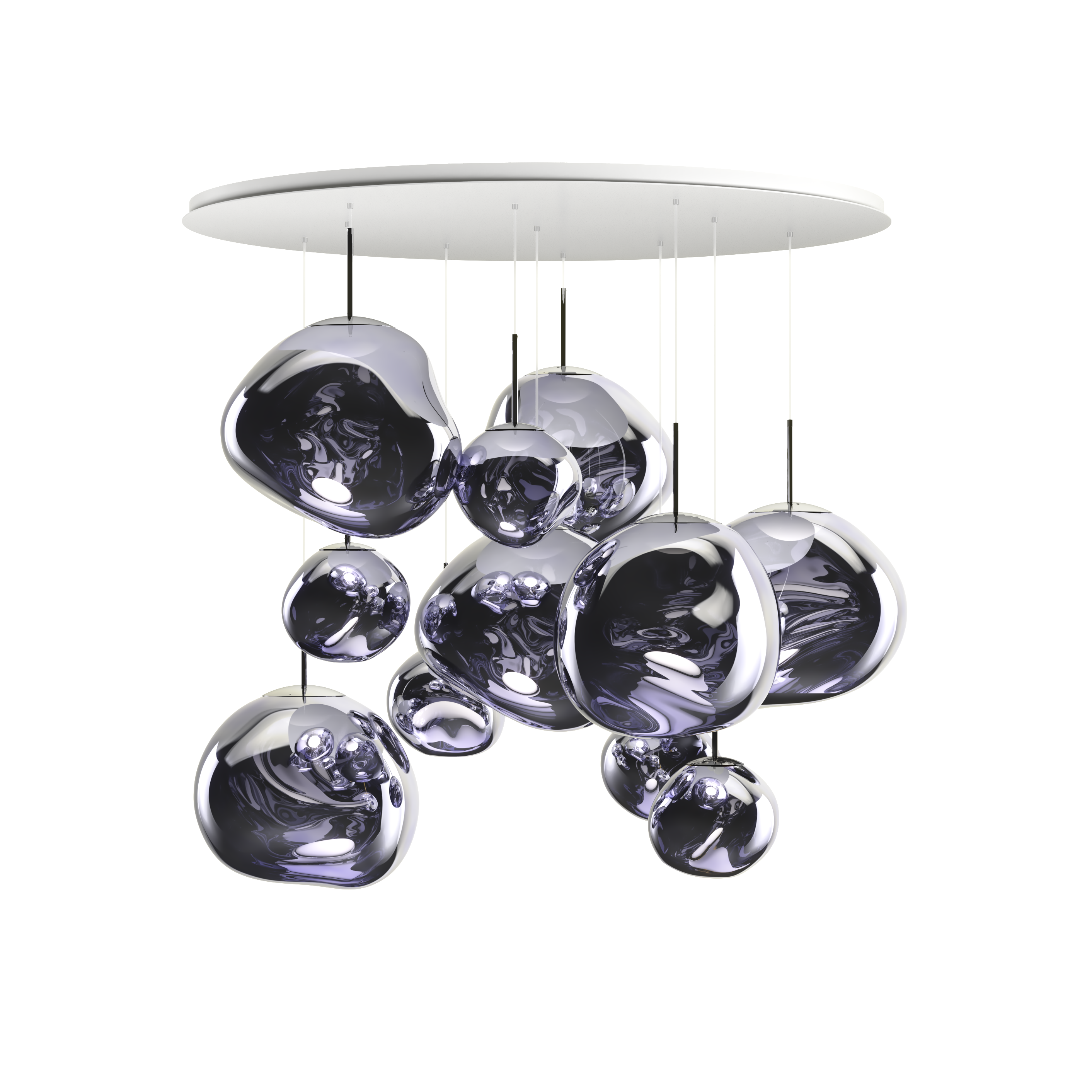 Lampa sufitowa MELT MEGA dymiony