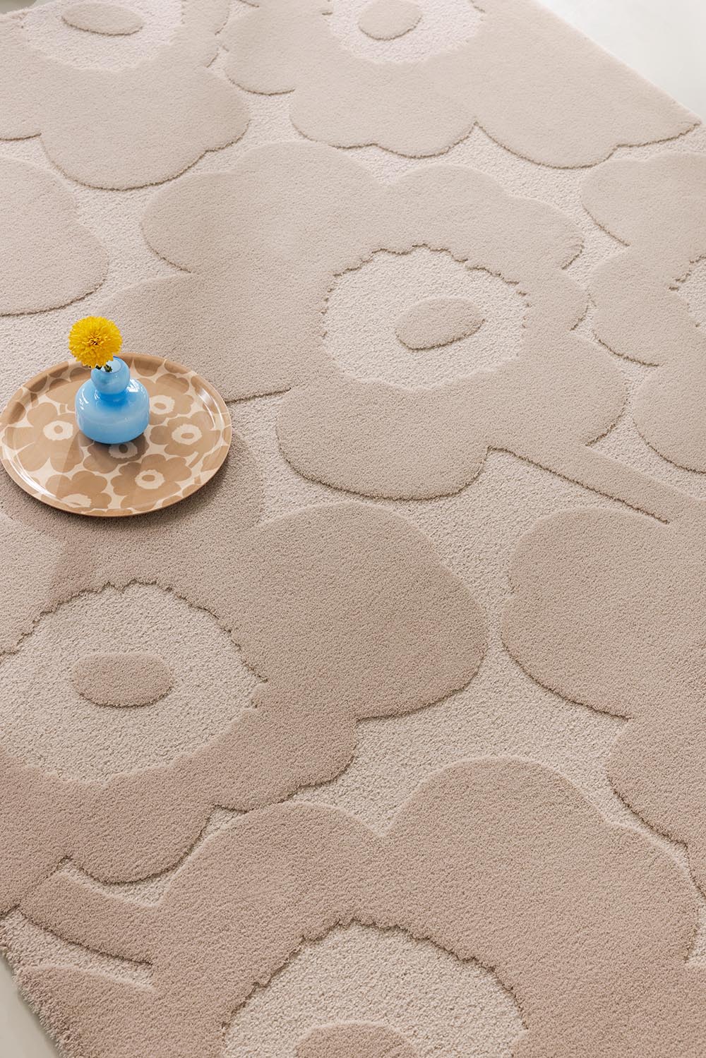 Wollteppich einzigartiger Beige
