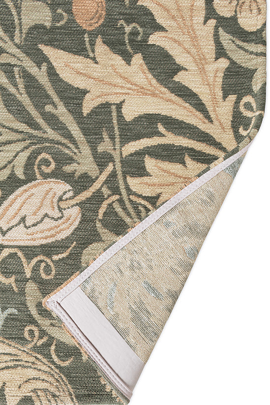 COMPTON TRELLIS Green and Brown Rug