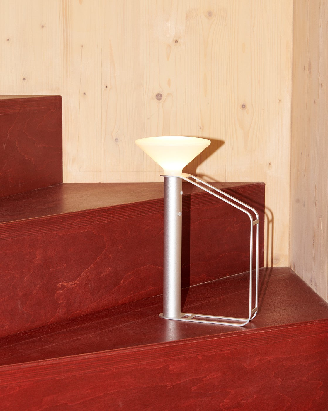 Tragbare Außenlampe PITON silber