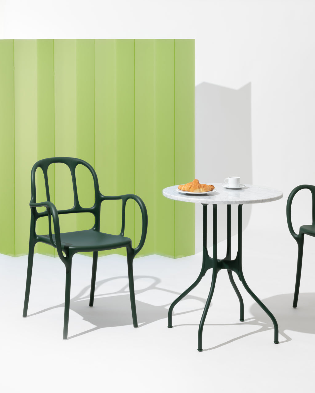 Mila black external chair