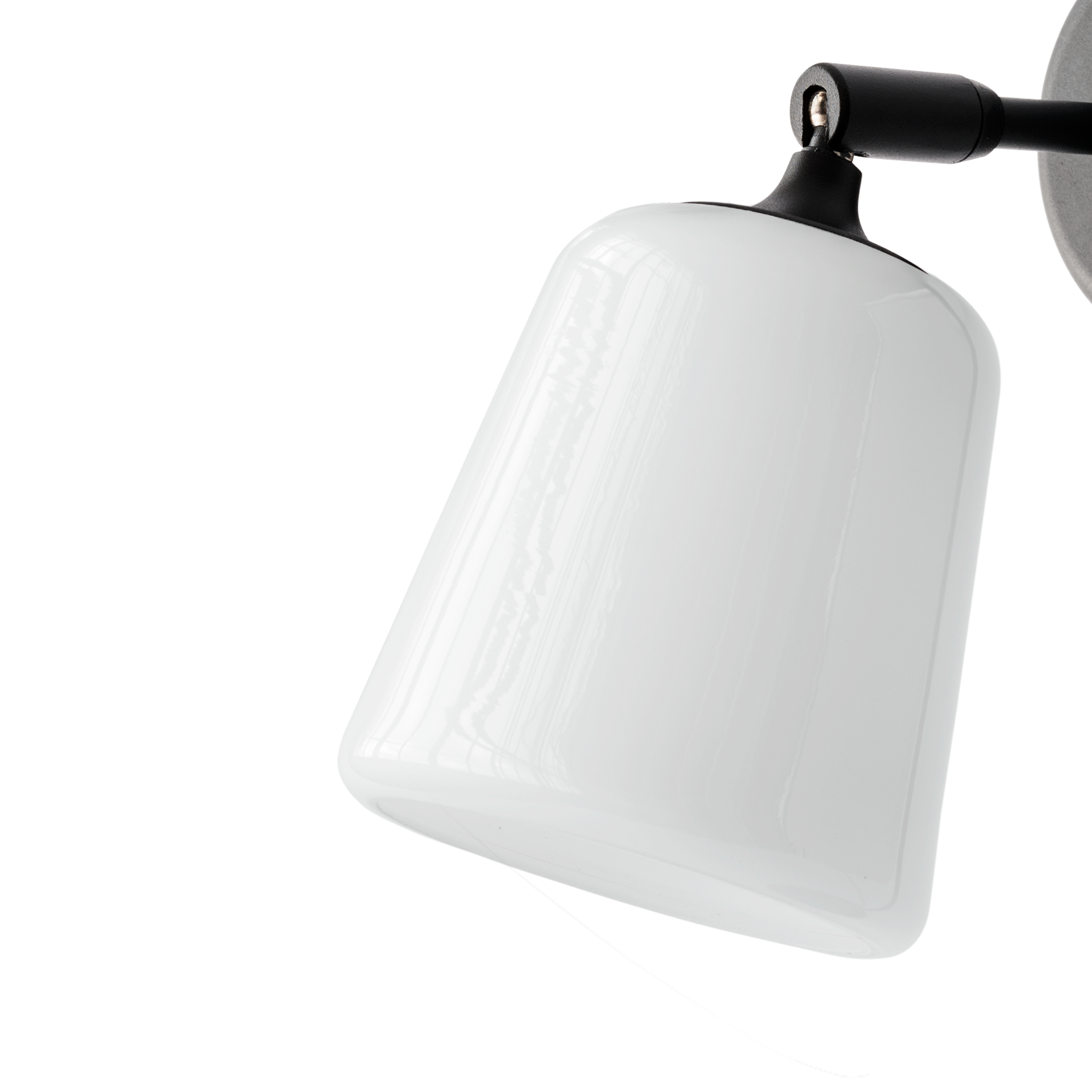 Lampa ścienna regulowana MATERIAL biały opalizujący