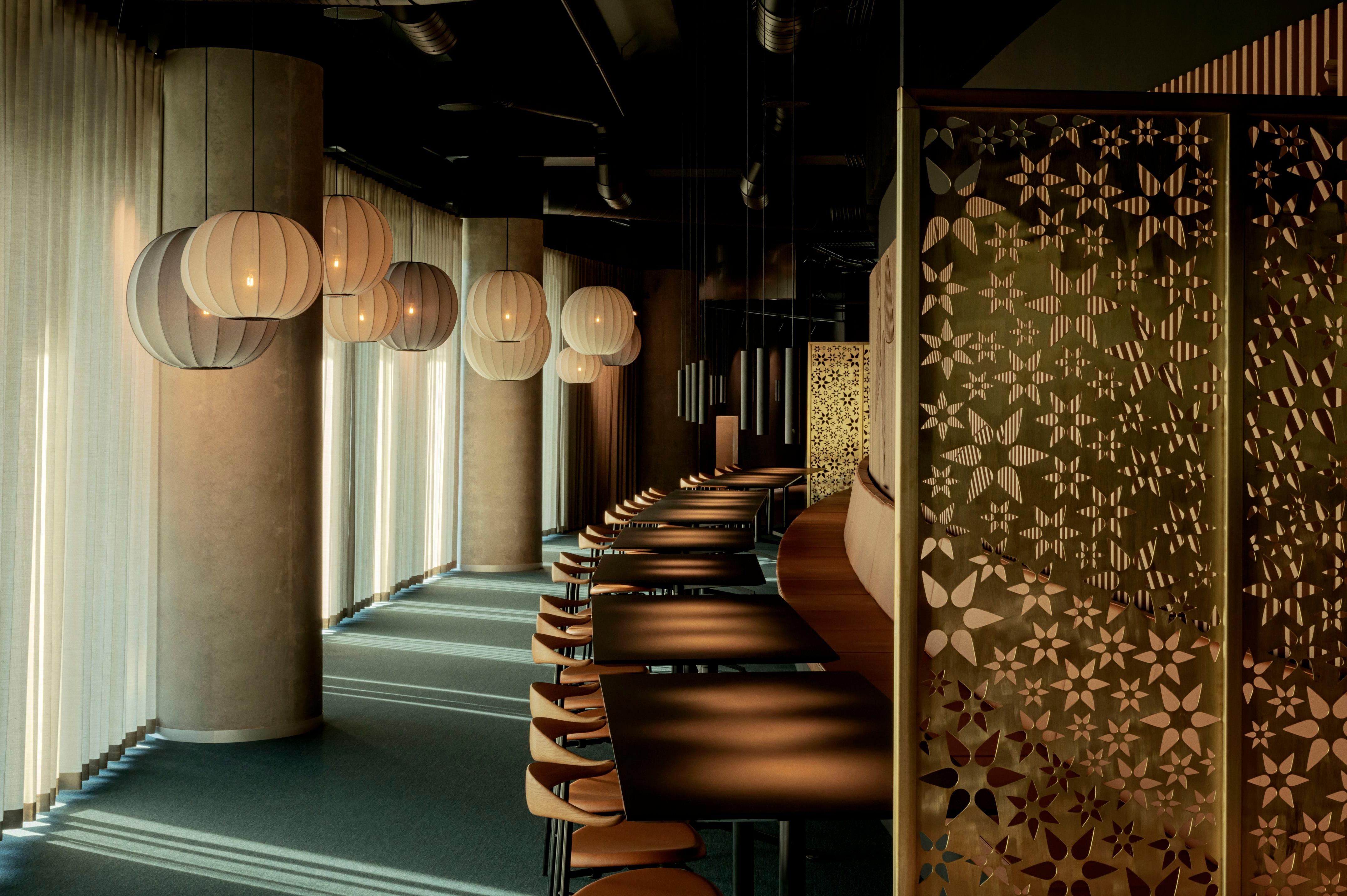 Lampa wisząca KNIT-WIT ROUND perłowy